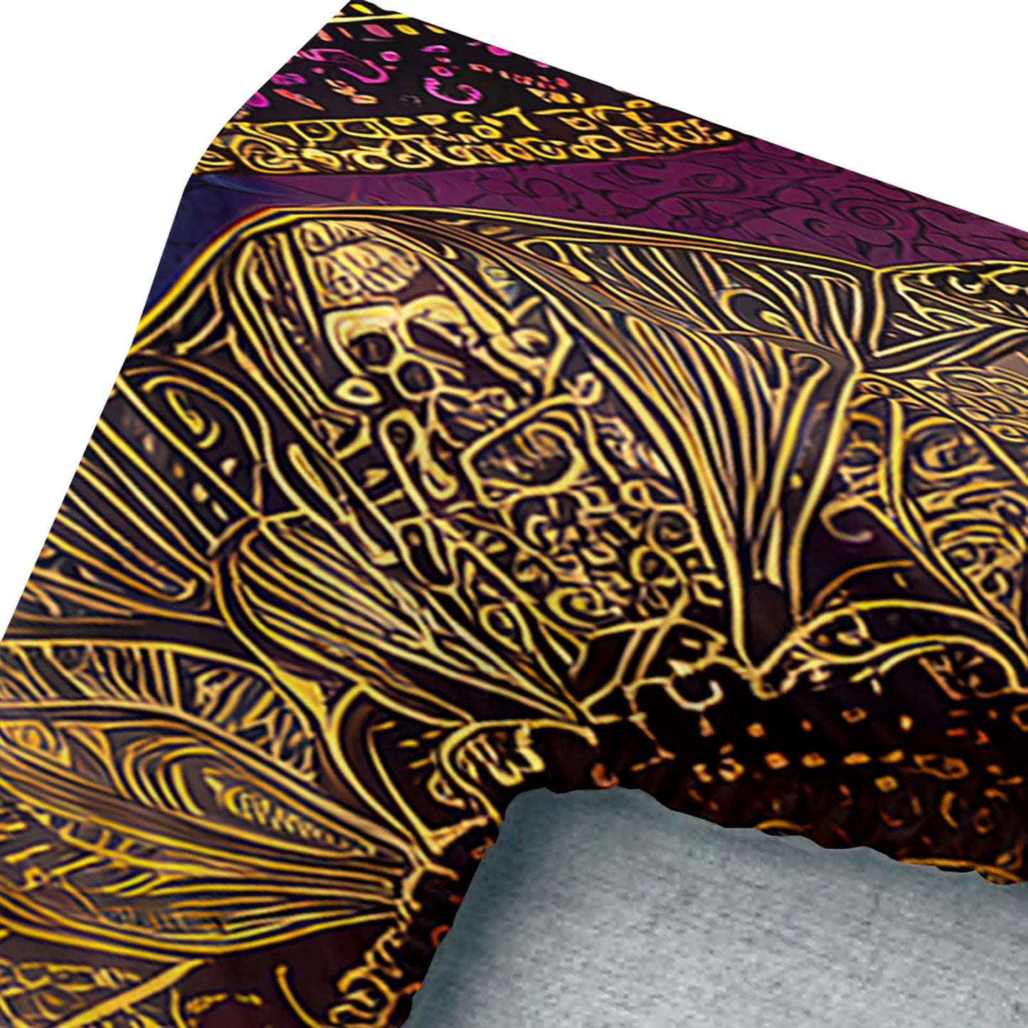 AILONEN Tree of Life Fitted Sheet Set Queen Size,Retro Floral Plant Bedding Set for Boys Girls,Bohemian Tree of Life Deep Pocket Sheets with 2 Pillowcases,3-Piece