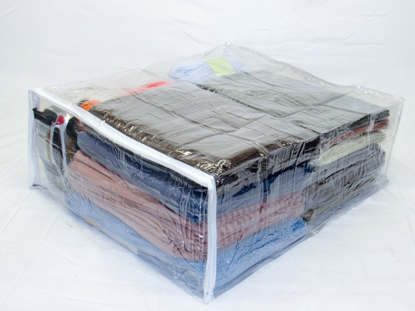 Oreh Homewares 5-Pack X-Large (20" x 23" x 8") Heavy Duty Vinyl Zippered Storage Bags (Clear) for Sweaters, Blankets, Comforters, Bedding Sets (15.9 Gallon)