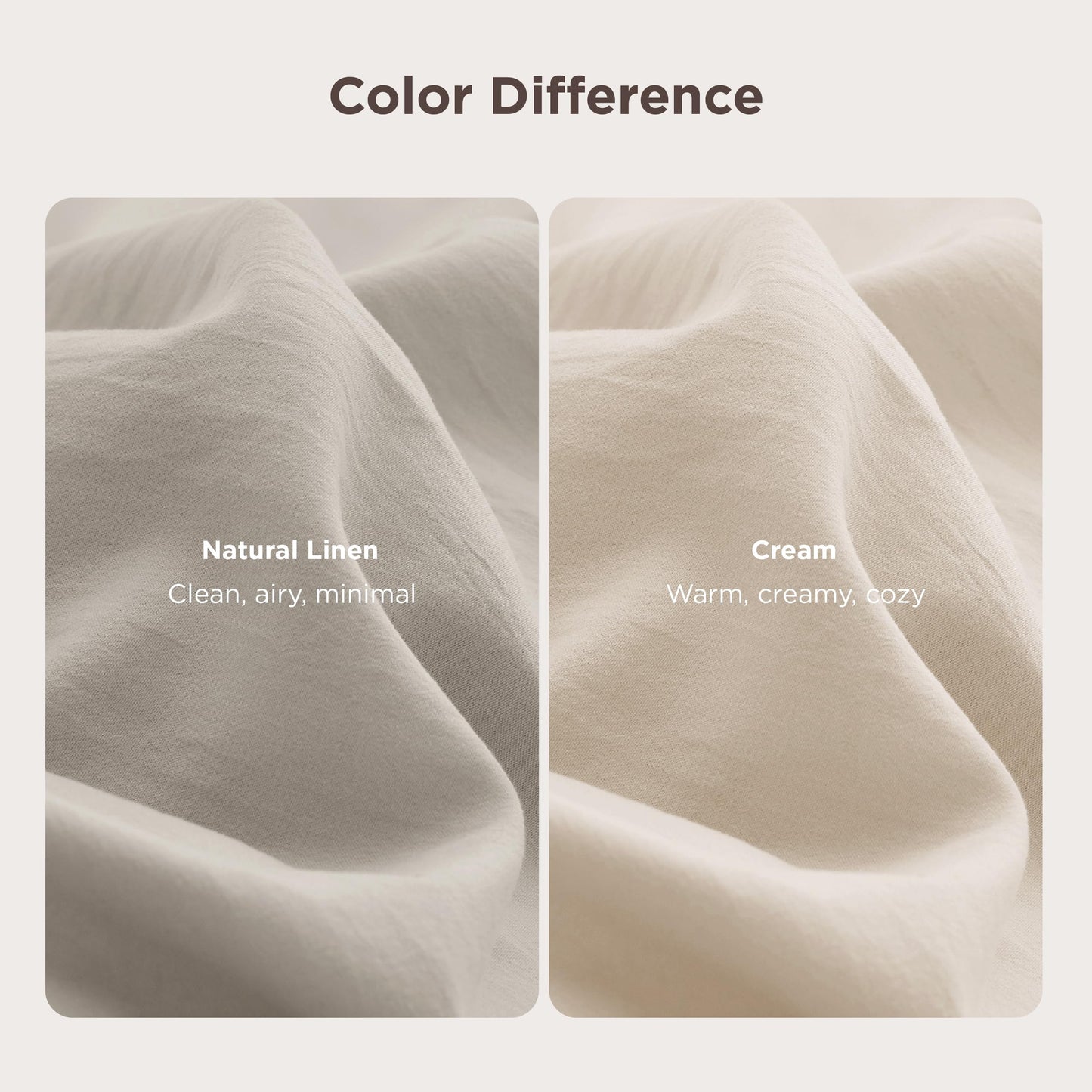 Bedsure Cream Duvet Cover Queen Size - 3 Pieces Prewashed Cotton-Like Polyester Extra Soft Bedding Set, Includes 1 Duvet Cover 90x90 Inches with Zipper Closure & 2 Pillow Shams, No Comforter