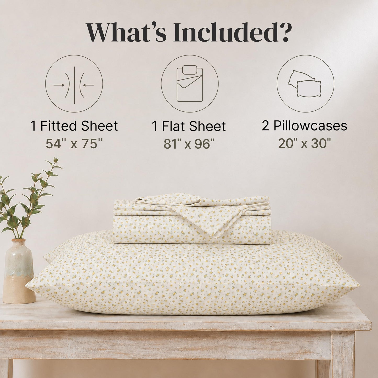 Modern Threads Silky Soft Microfiber and Wrinkle Free Sheets - Luxurious Microfiber Bed Sheets Includes Flat Sheet, Fitted Sheet with Deep Pockets, & Pillowcases Sweet Rose Gold, Full