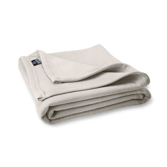 MV Sport Lightweight Sweatshirt Blanket Throw – Warm & Cozy, Breathable Oversized Fleece Knit, Couch, Bed, Travel, Cold Nights, and Outdoors – Soft Light Weight Blanket 54" x 84" Oatmeal