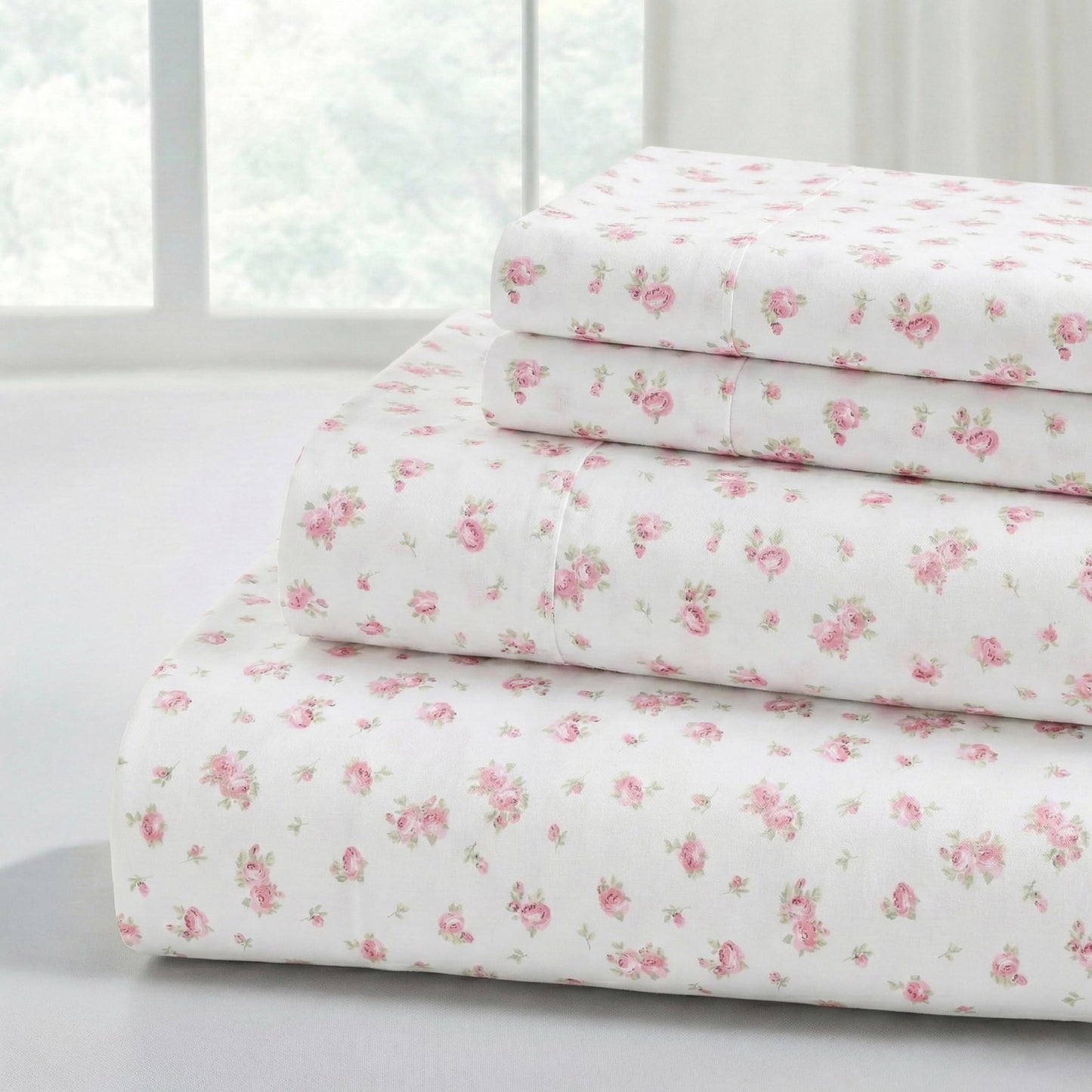 Modern Threads Silky Soft Microfiber and Wrinkle Free Sheets - Luxurious Microfiber Bed Sheets Includes Flat Sheet, Fitted Sheet with Deep Pockets, & Pillowcases Ivory, Full