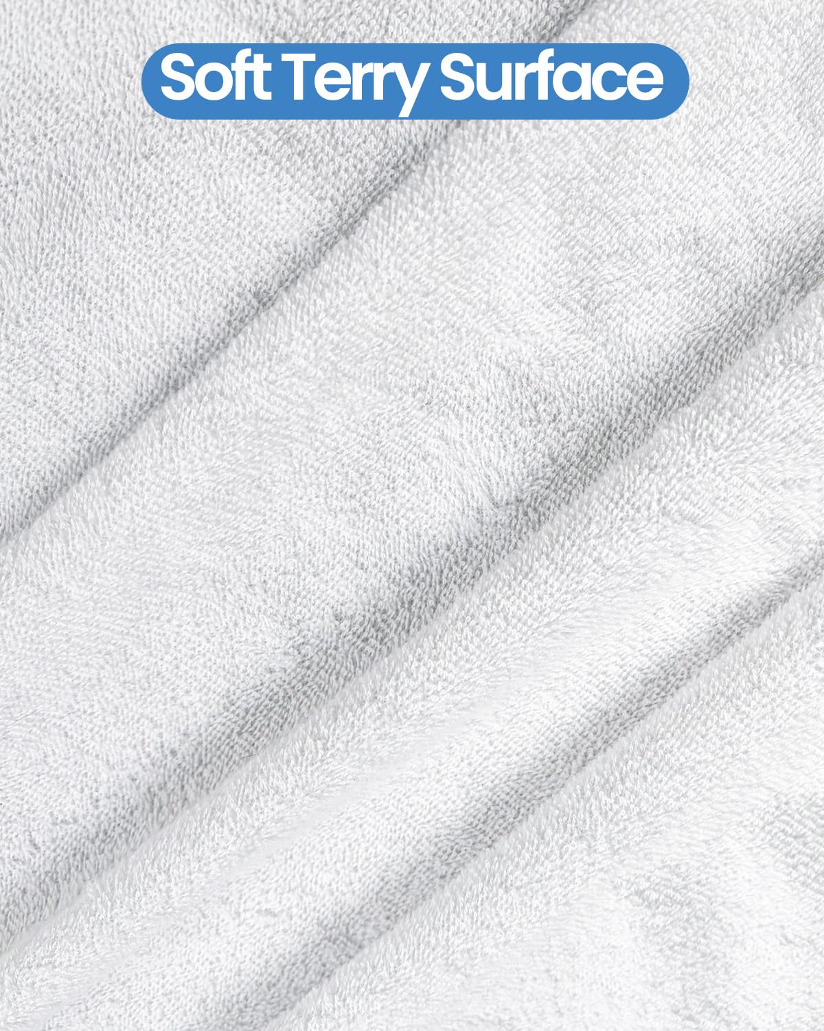 HUPPER 2 Pack Twin XL Mattress Protector (9/10/11/12/13/14/15/16/17/18Inchs), Terry Cloth 【Dorms Hotel Exclusive】, Waterproof Mattress Cover, Noiseless, 39 * 80