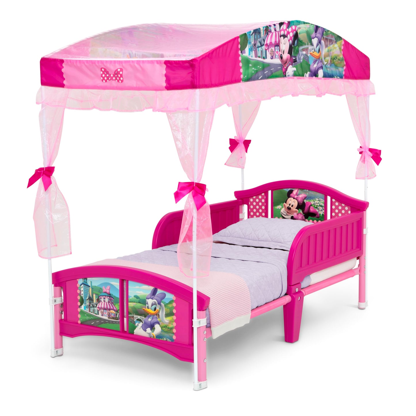 Delta Children Canopy Toddler Bed, Minnie Mouse