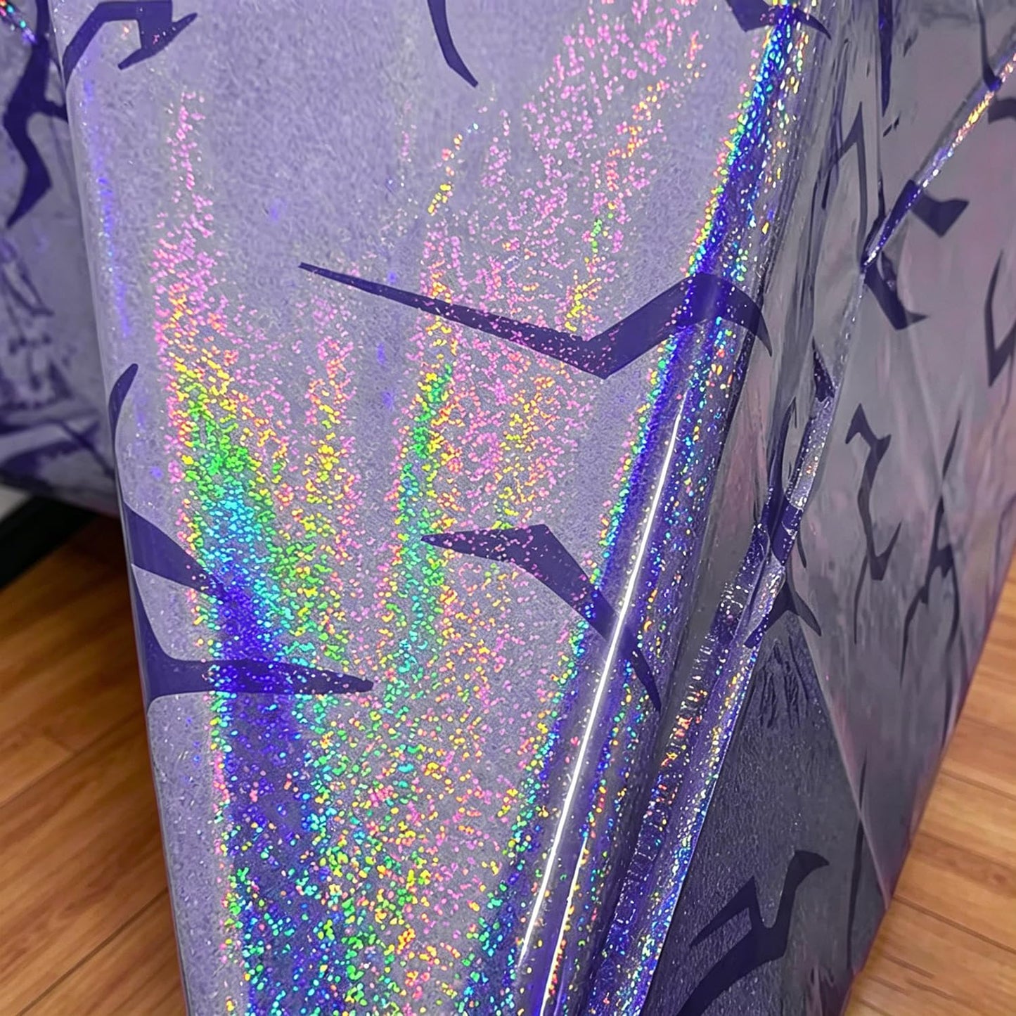 3pcs Music Tablecloths Birthday Party Decorations Music Disposable Plastic Sparkling Holographic Laser Table Cloth Rectangle Table Covers Party Supplies for Kids Girls Birthday Decor 54 * 108inch