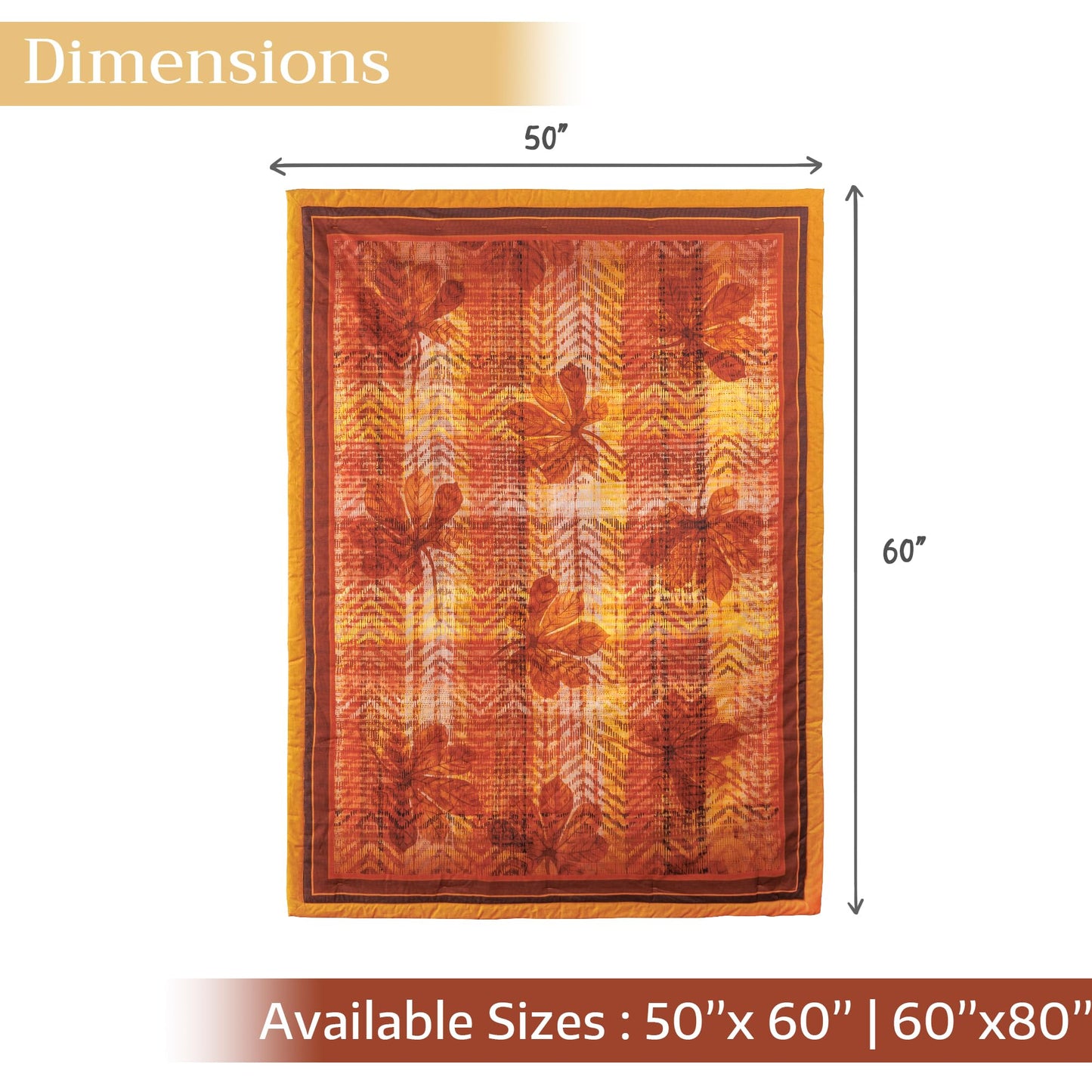 Maison d' Hermine Throw Blanket for Couch Lightweight Soft Warm Breathable Cotton Throw Blankets for Bed Girls Boys Women Men Gifts Travel Living Spring Summer (Thanksgiving Tartan, 60" X 80")