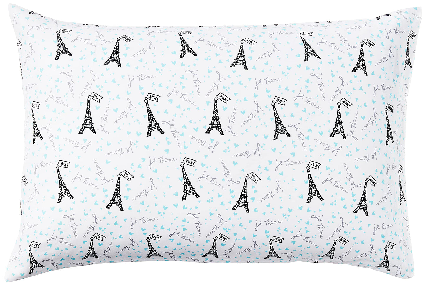 Betsey Johnson - Queen Bed Sheets, Soft & Lightweight Bedding, Fade & Wrinkle Resistant (Je T'Aime Paris, Queen)