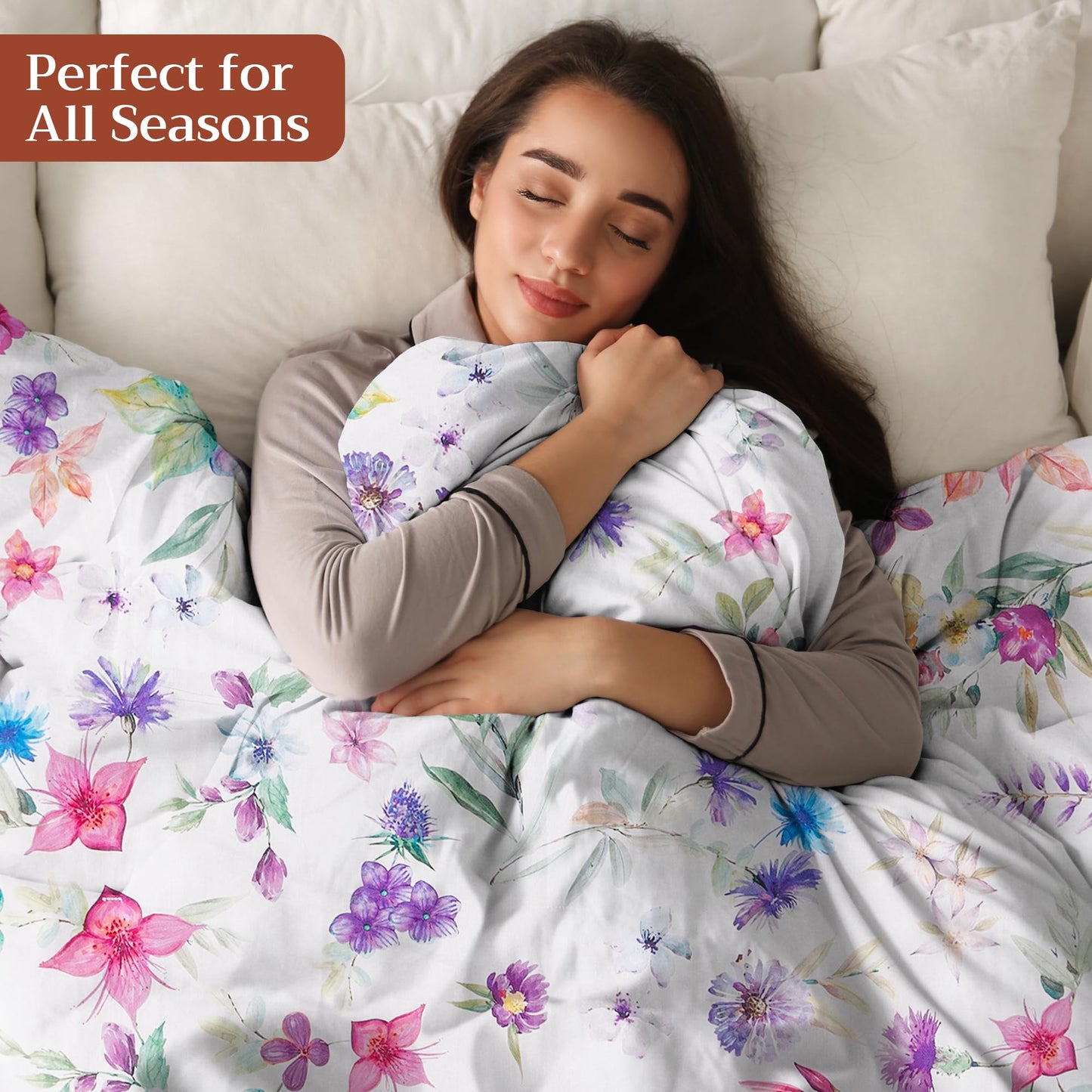 Maison d' Hermine Throw Blanket for Couch Lightweight Soft Warm Breathable Cotton Throw Blankets for Bed Girls Boys Women Men Gifts Sofa Travel Living Room Spring Summer (Chardon, 60" X 80")