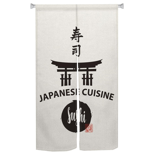 XMJJKUF Long Japanese Noren Doorway Curtain Japanese Cuisine Printed Window Treatment Door Tapestry Door Curtain Polyester for Ukiyoe Room Divider Home Kitchen Gifts Decorations,33.5"x 70.9"