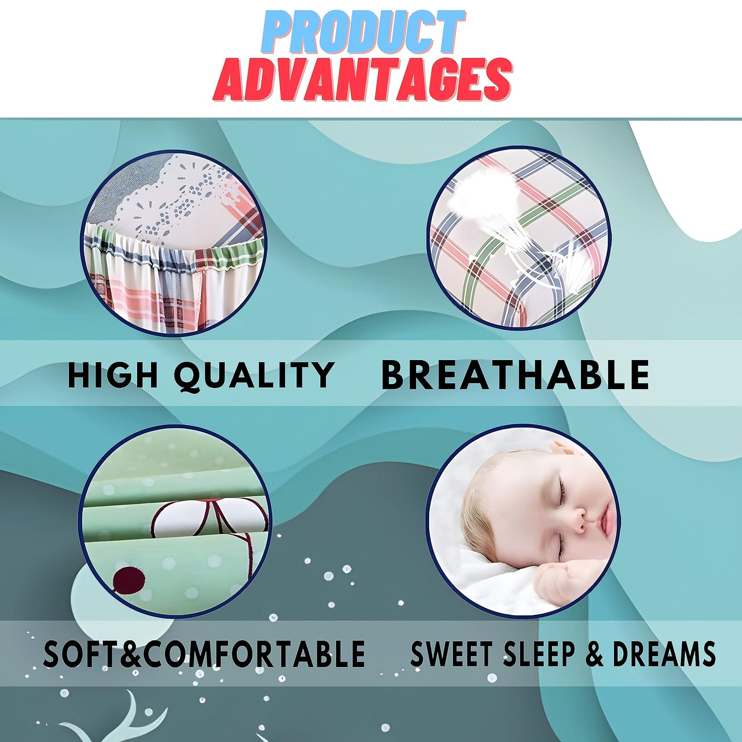 Forest Sheets Queen Size, Pine Tree Bed Sheets, Patterned Bedding Sheets & Pillowcases 4 Piece Set - Soft Microfiber Deep Pocket Fitted Sheet & Flat Sheet & 2 Pillow Cases M2-&-91