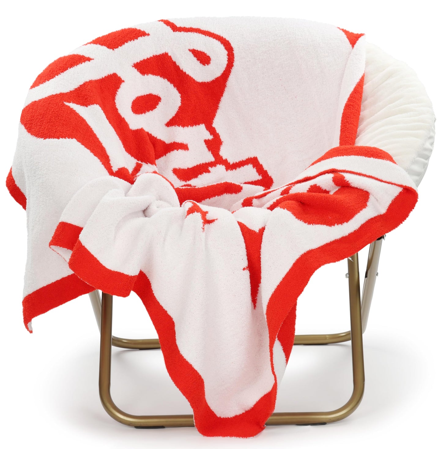 Jay Franco Kids Feather Knit Blanket – 50" x 60" Inch Soft & Cozy Plush Throw for Bedroom & Couch Décor, Official Licensed Product, White - Fortnite
