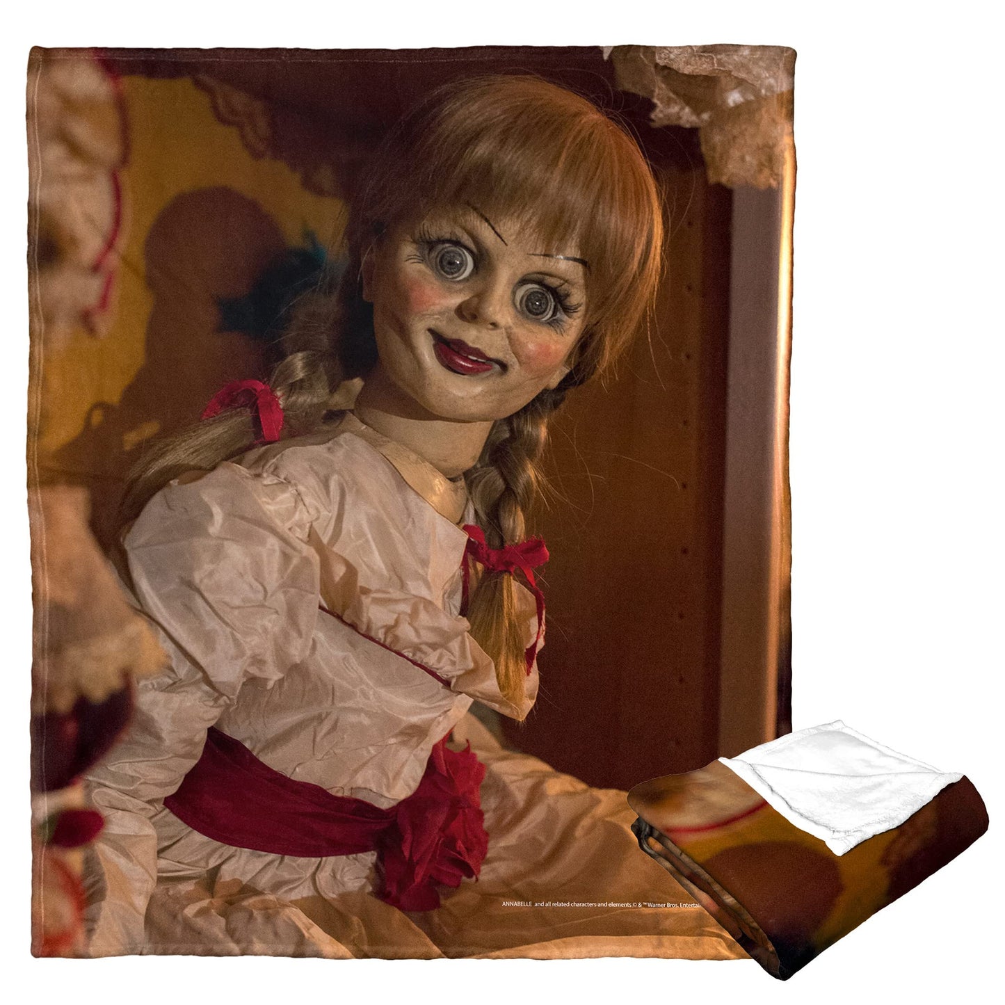 Northwest Annabelle Silk Touch Throw Blanket, 50" x 60", She Knows You're There