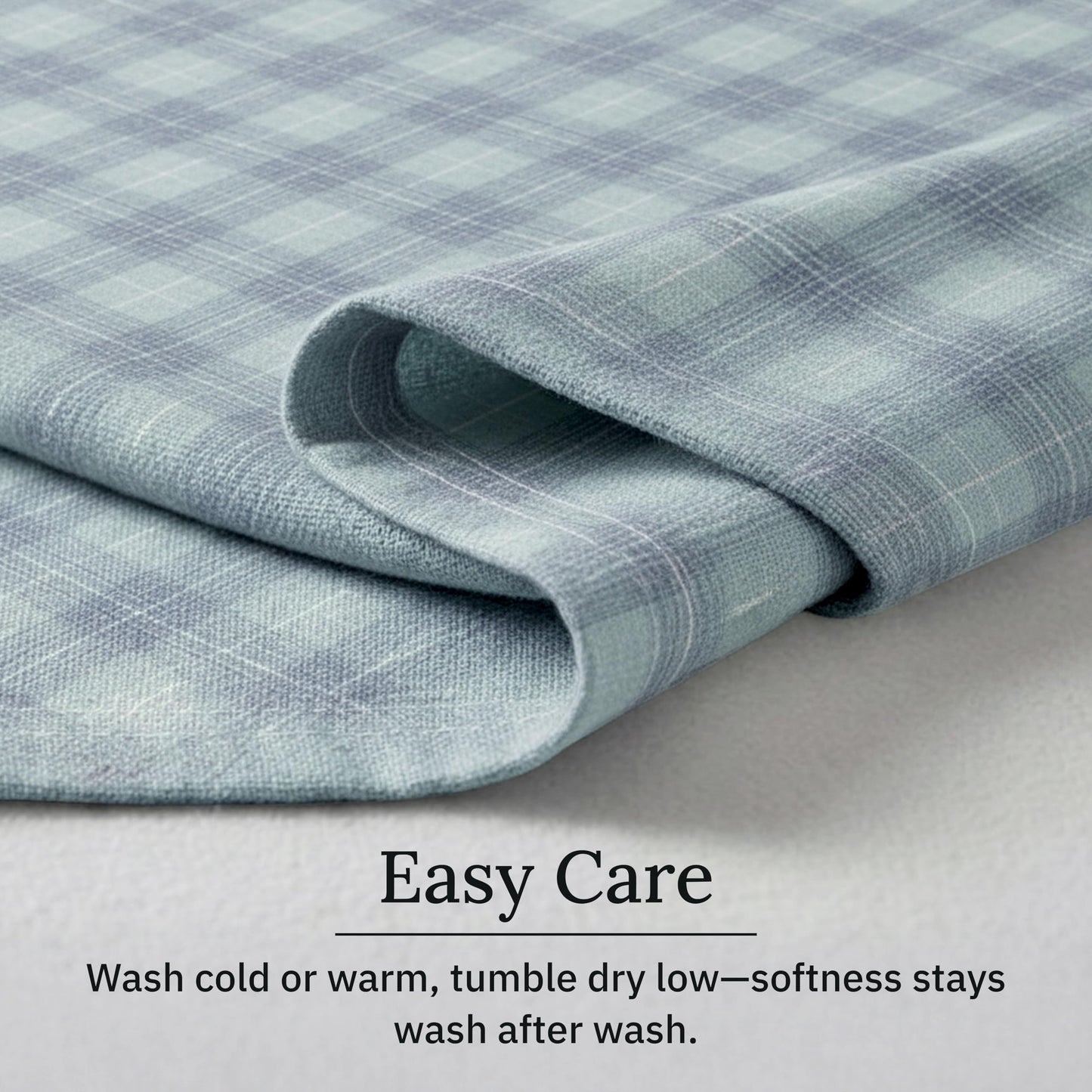 California Design Den Yarn Dyed Flannel King Bed Sheet Set - Made in Portugal, 4-Piece 100% Cotton Extra Deep Pocket King Sheet Set, Thick, Velvet Soft, Triple-Brushed - Green Plaid
