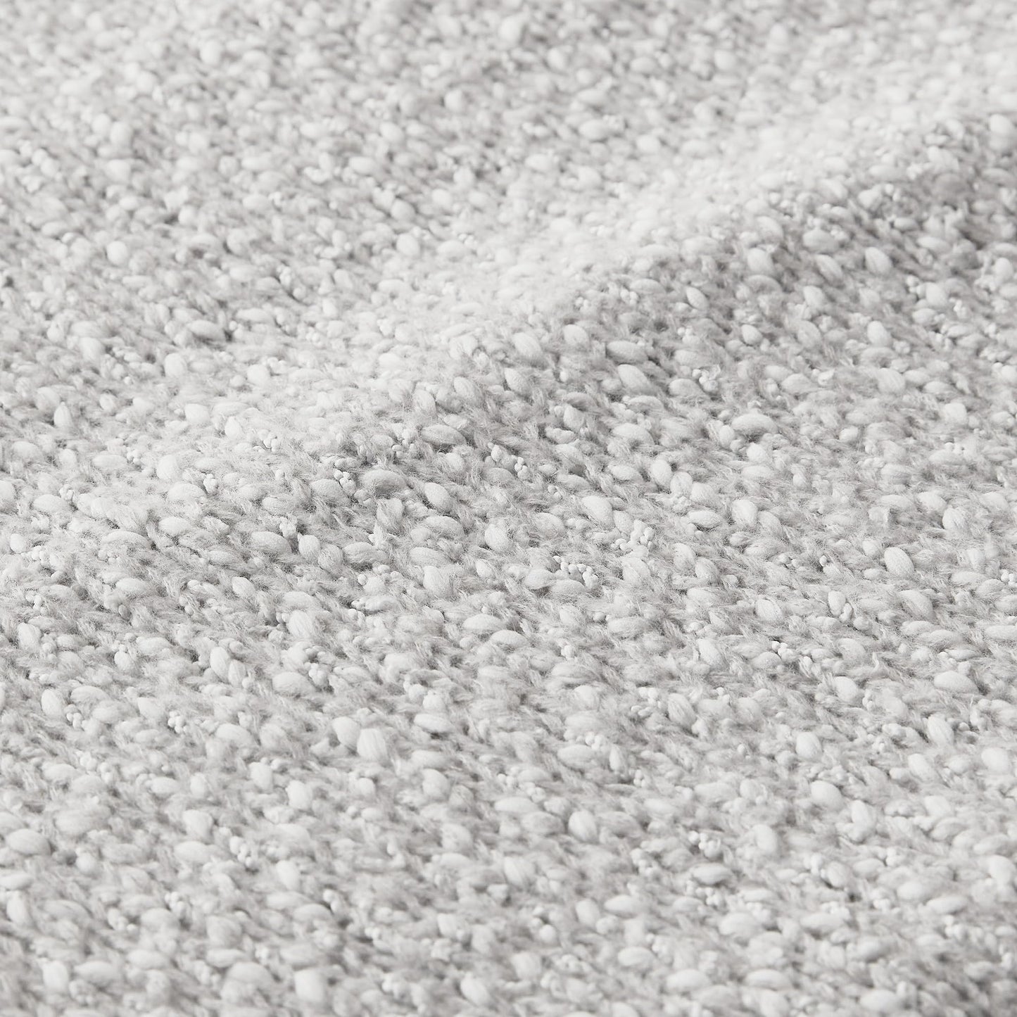 SLEEP ZONE Fleece Throw Blanket for Couch or Bed, Luxury 3D Imitation Shell Jacquard Decorative Blankets Cozy Soft Lightweight Fuzzy Gift Blanket 50"x60", Silver Gray