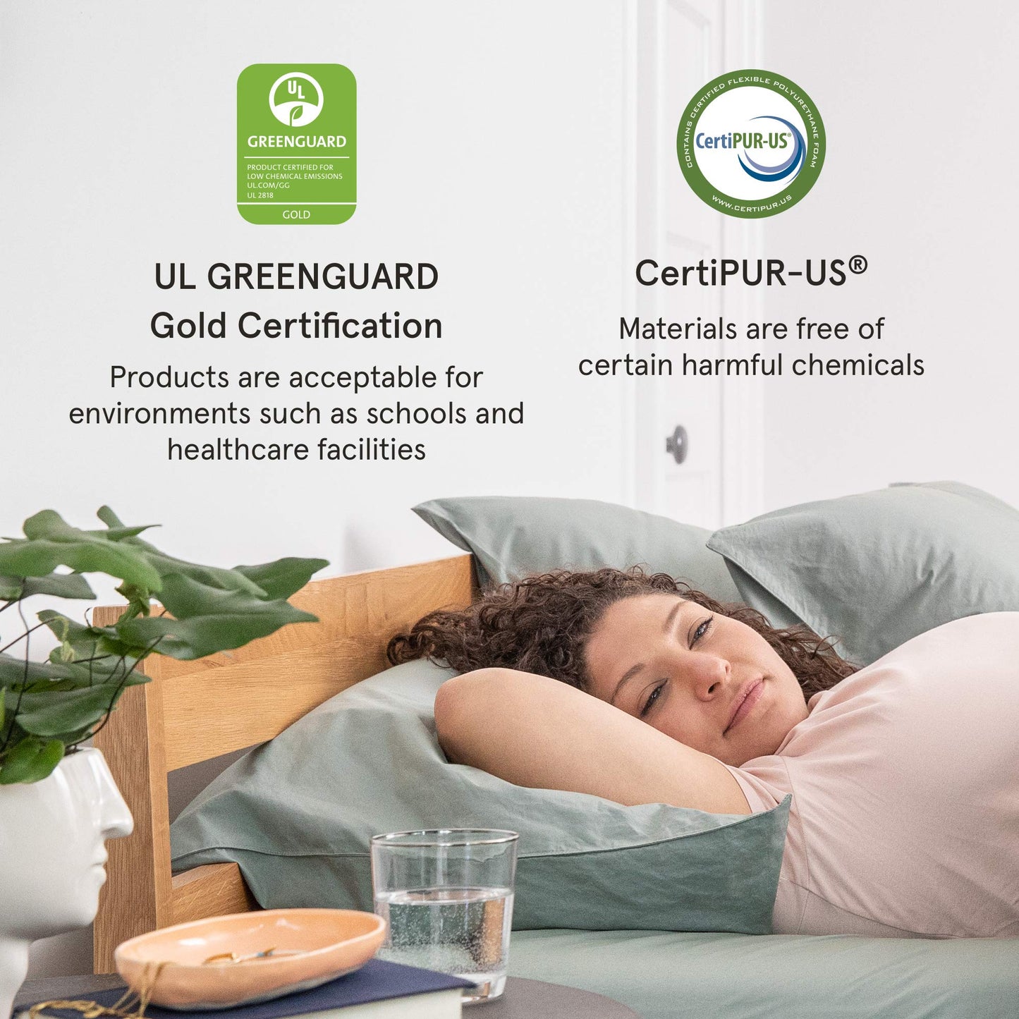 Tuft & Needle Mattress Topper, Twin XL Size, 2 inches of our Breathable, Supportive Adaptive Foam, Luxe Gray Cover, CertiPUR-US and Greenguard Gold Certified