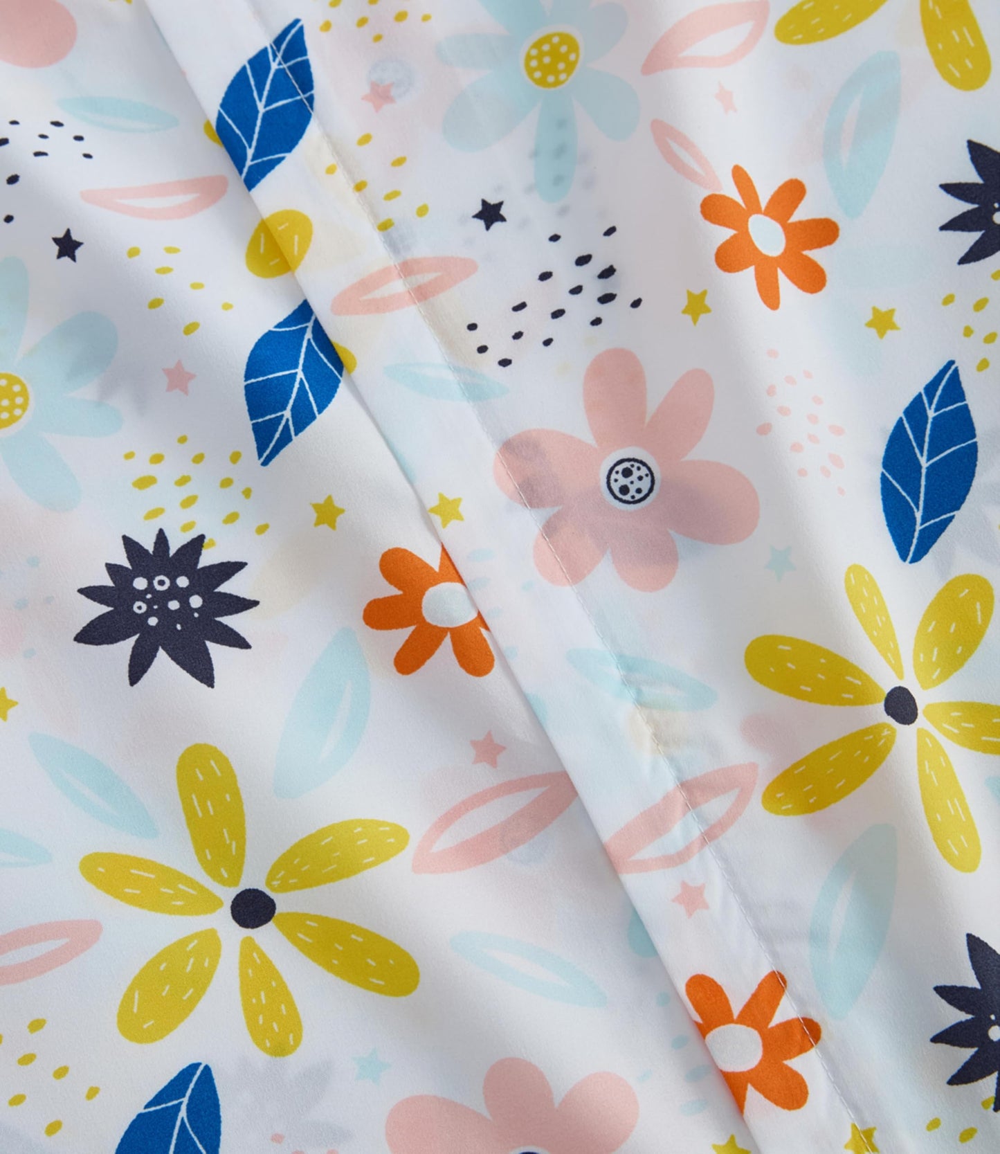 Duvet Cover Twin/TXL Size Set - Extra Soft Floral Duvet Cover 68 x 90 with 1 Pillow Sham - Comfy, Breathable Bedding Set - Hotel Luxury & Fade Free with Zipper Closures & Ties - Sunshine Floral