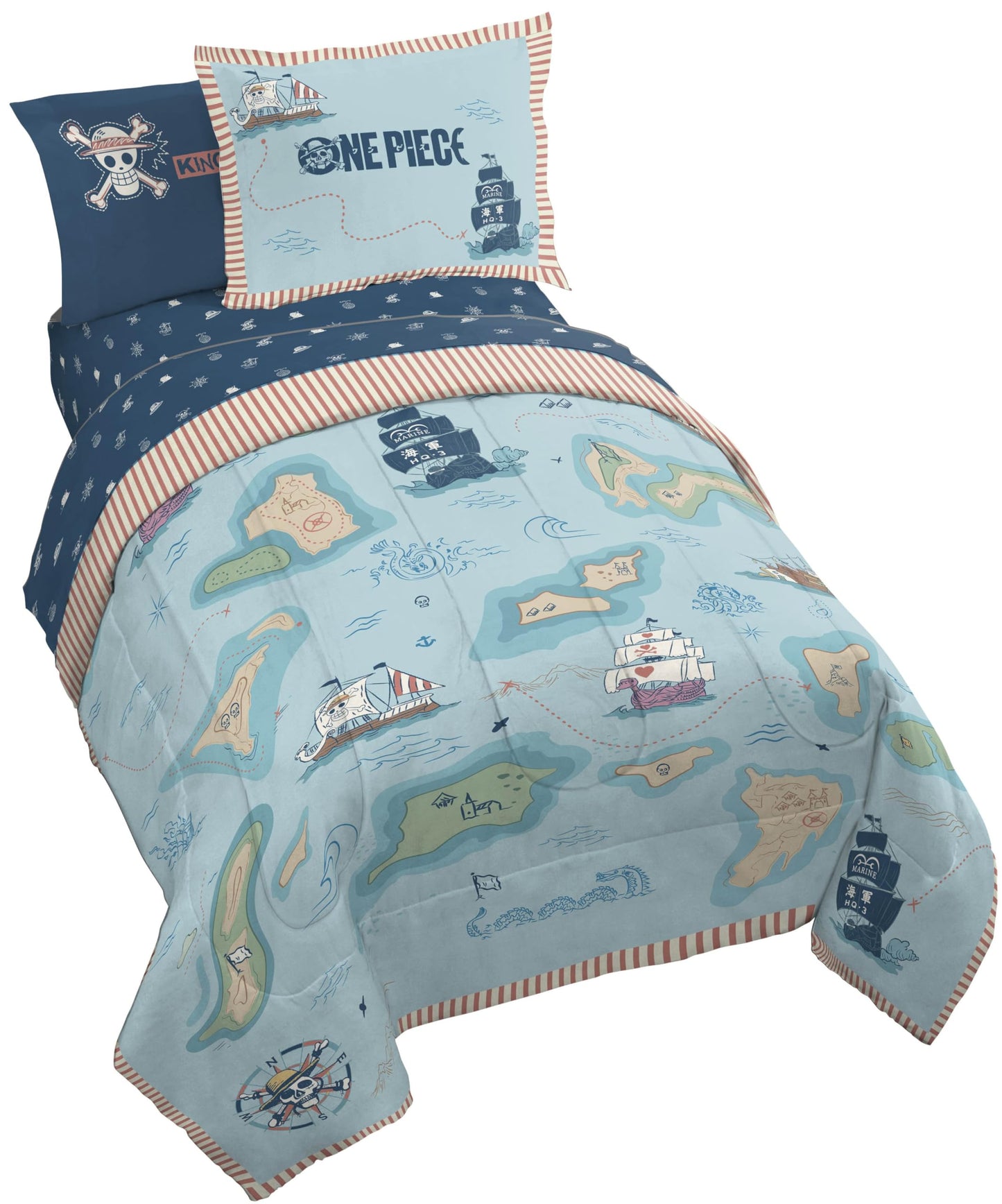 Jay Franco Kids Comforter Set Includes Sheets and Pillow Covers - Soft and Cozy Bed Set for Stylish Room Decor, Official Licensed Bedding, Multi - One Piece, 5 Piece Twin