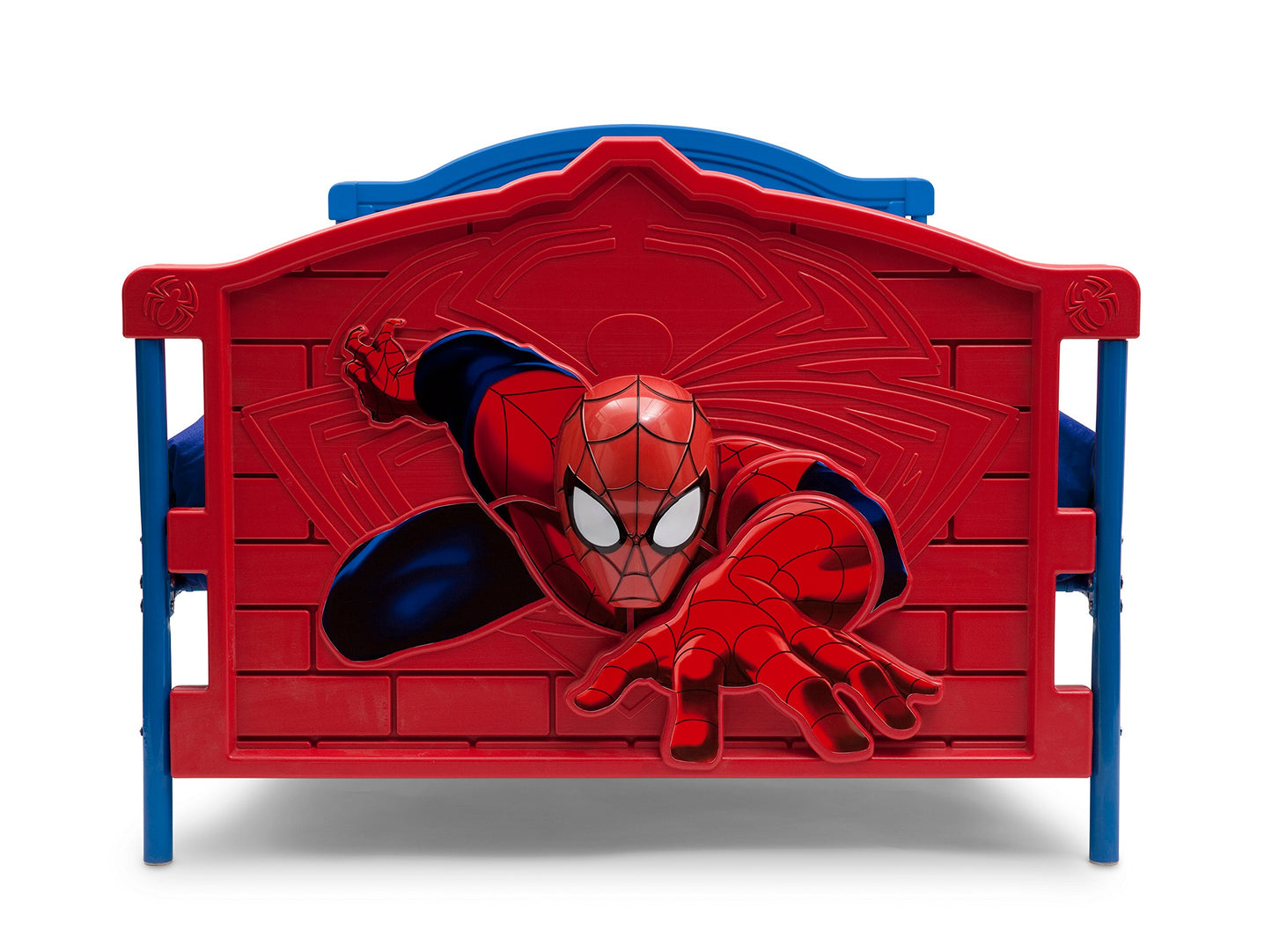 Marvel Spider Man Plastic 3D-Footboard Twin Bed by Delta Children