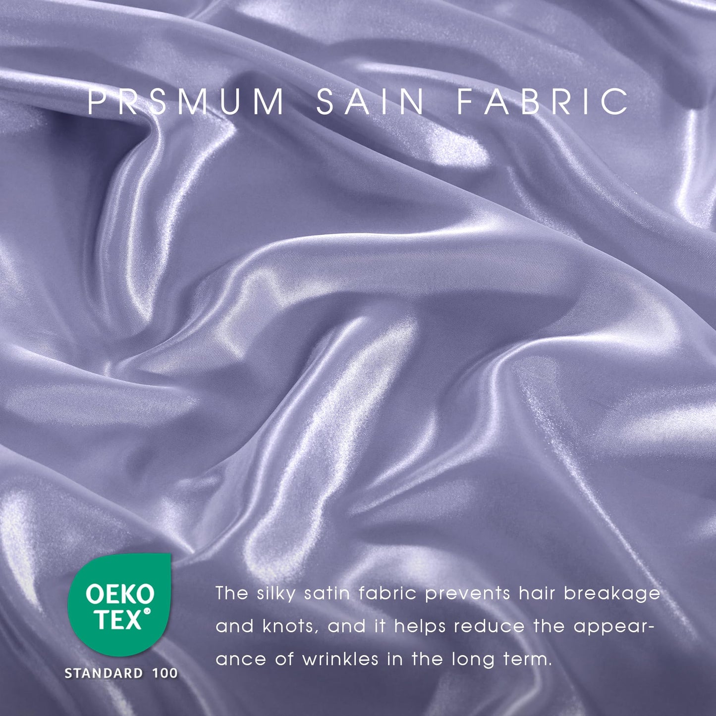 FreshCulture Satin Sheets Full Size - 4 Piece Luxury Soft Silky Full Size Bed Sheets, Similar to Silk Bed Sheet Set with 1 Deep Pocket Fitted Sheet, 1 Flat Sheet & 2 Pillowcases (Lavender)