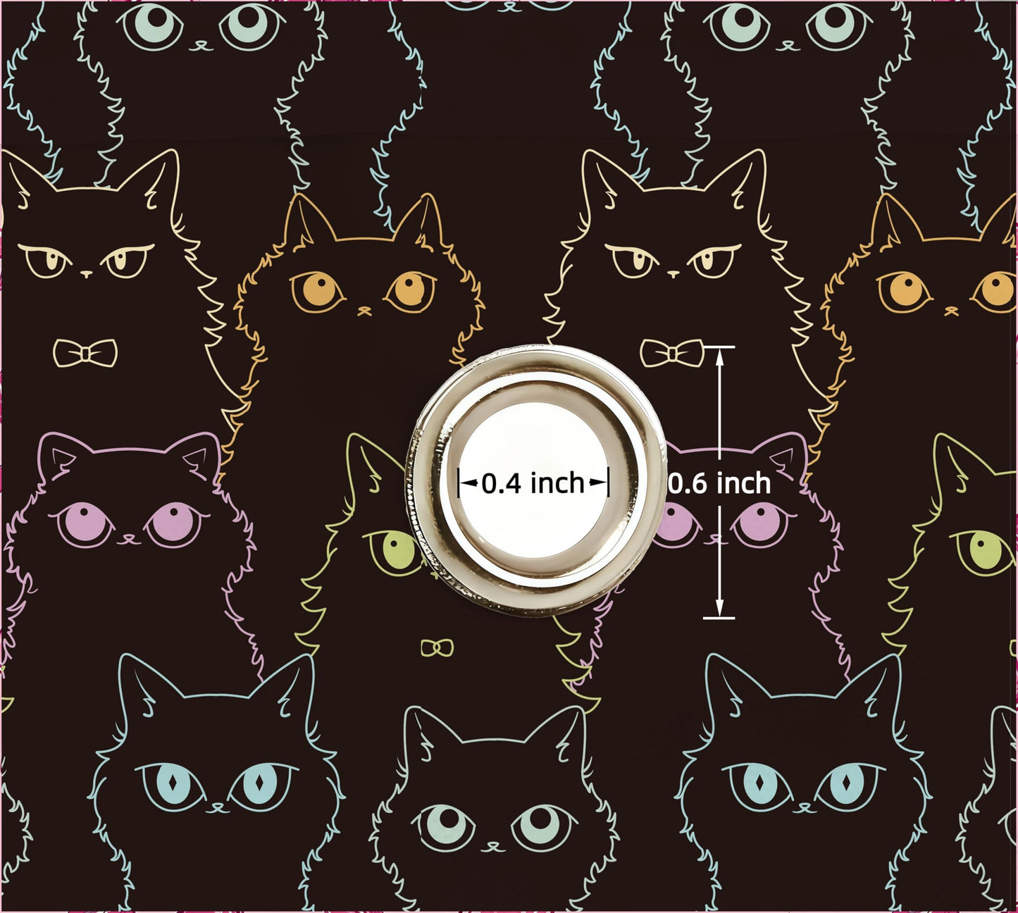 SDIII Black Cat Shower Curtain Set 72x72 Inch, Waterproof Microfiber Shower Curtain Cat Black for Cute Animal Themed Bathroom Decor Halloween