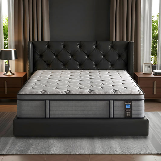 Extra Firm Queen Mattress,12 Inch Queen Mattress for Back Pain with Gel Memory Foam - Extra Lumbar Support & Shoulder Support,CertiPUR-US Certified,Edge Reinforcement,Fiberglass Free - No Odor