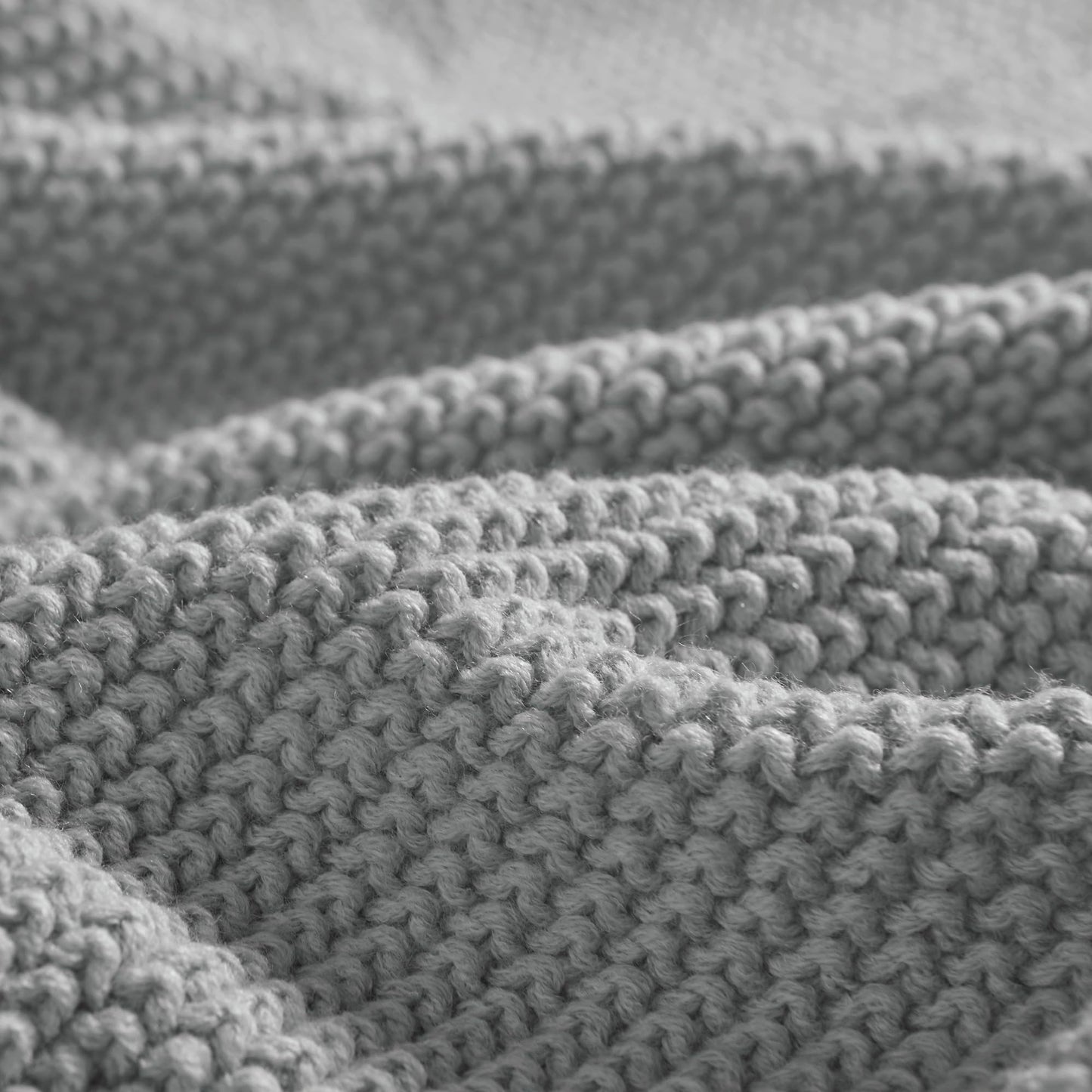 Ink+Ivy Bree Knit Throw Blanket for Bed, Sofa, and Couch, Lightweight, Breathable, Soft & Cozy Summer Blanket, Throw (50 in x 60 in), Grey