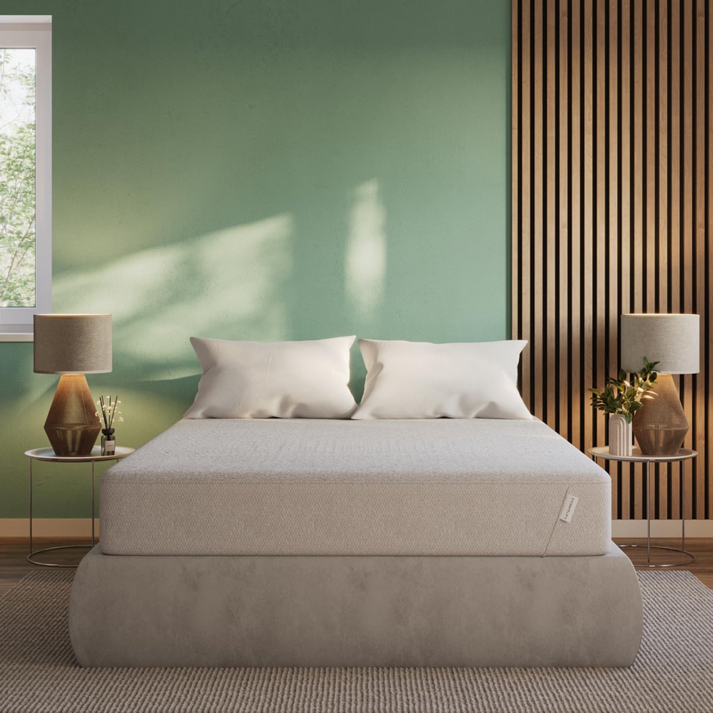 Kin by Tuft & Needle Medium Plush 10" Twin XL Hybrid Mattress, Cooling, Pressure Relief, and Individually-Wrapped Coils, 100 Night Trial, Fiberglass-Free, CertiPUR-US, 10-Year Limited Warranty
