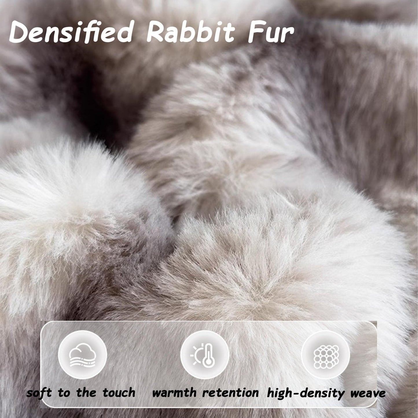 Elastic Bed Sheets, Milk Velvet Fitted Sheet, Winter Warm Mattress Cover, Faux Rabbit Fur Fitted Sheets, Fluffy Mattress Protector Bedspread, Machine Washable and Non-Fade(A,2 Pillowcases)