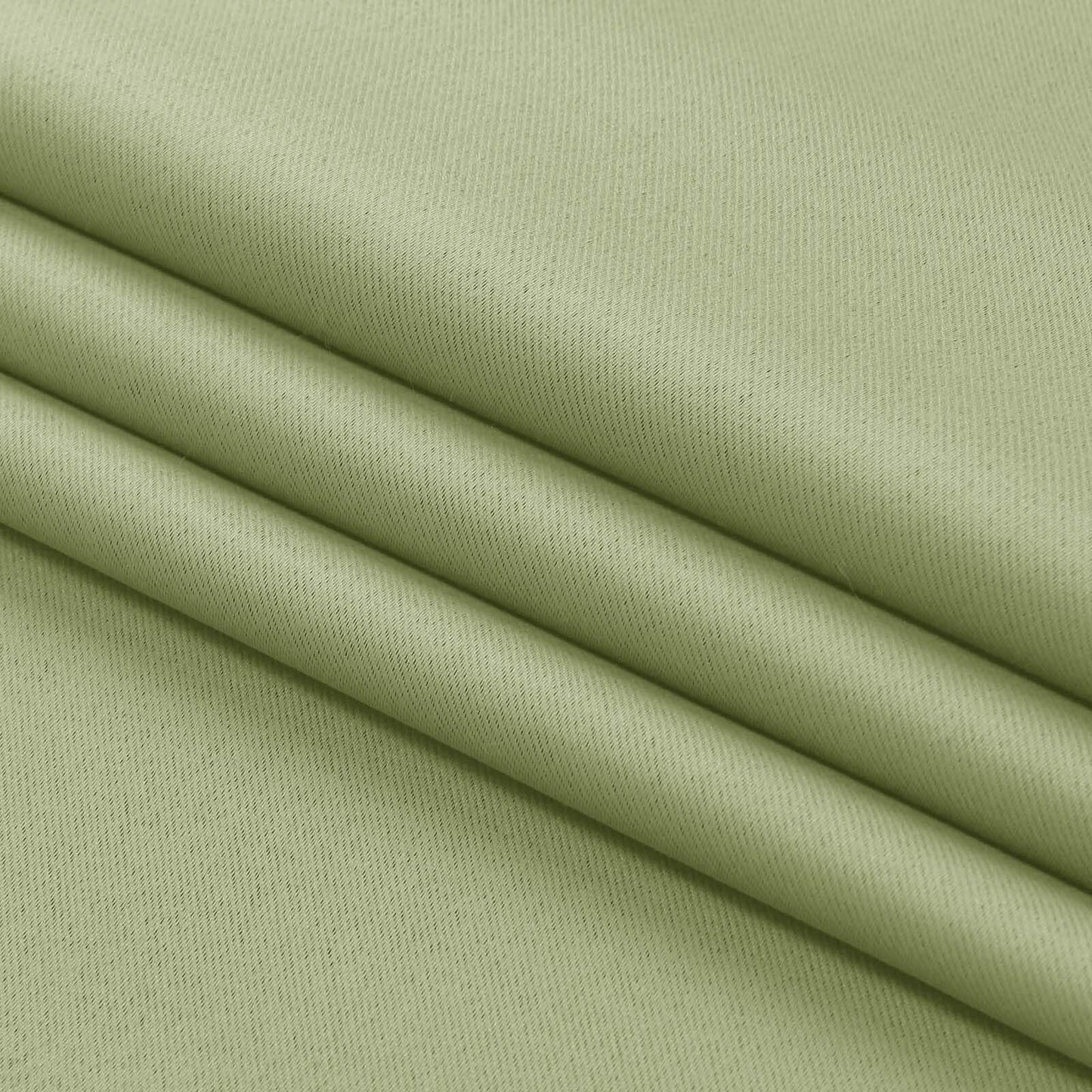 Aiyufeng Sage Green Blackout Curtains for Bedroom 63 Inch Length 2 Panels Set, Solid Thermal Insulated Energy Saving Rod Pocket Window Treatment Curtains Blackout Drapes, W40 x L63 Inch, Sage