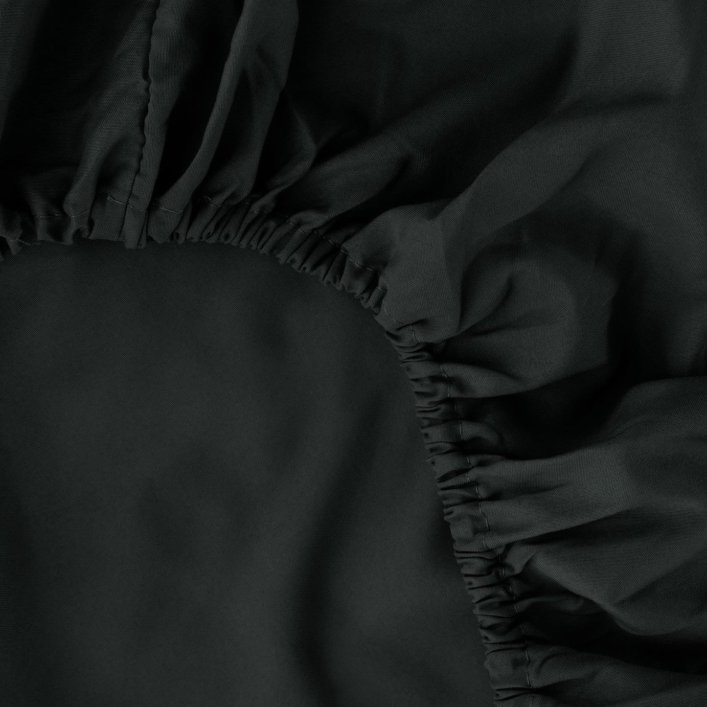 Ghooss King Size Sheets 4 Pieces Bed Sheet,100% Super Soft Brushed Microfiber 1800 Luxury Bedding,Deep Pocket,Wrinkle Free Fade & Stain Resistant(Black,King)