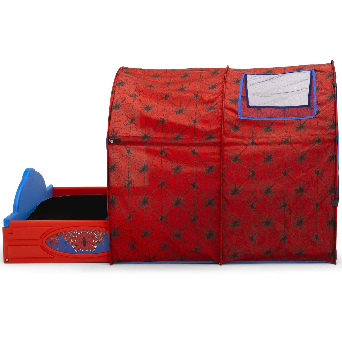 Marvel Spider Man Sleep and Play Toddler Bed with Tent by Delta Children