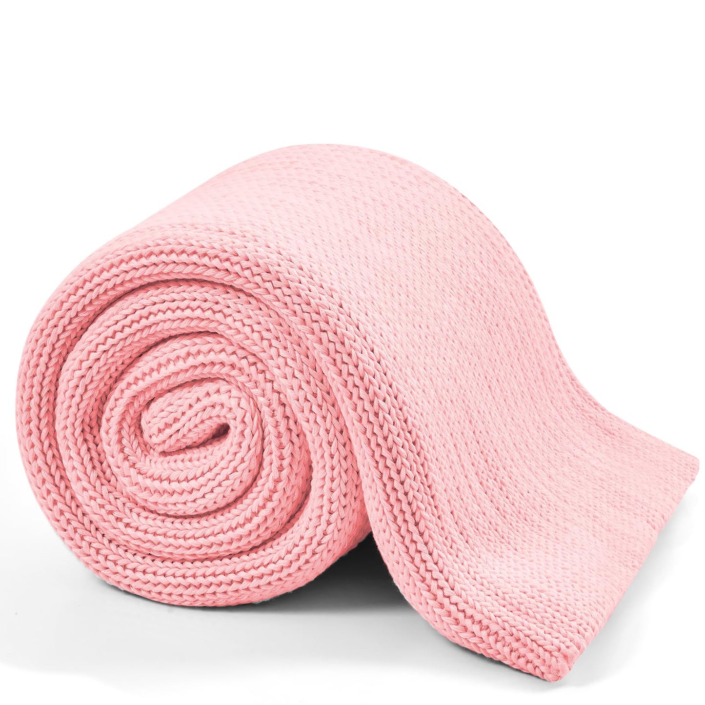 L'AGRATY Knitted Weighted Blanket - 48"x72" 15lbs Cooling Chunky Knit Heavy Blanket for Adults Braided Crochet Throw Thick Cable Yarn Knit Decorative Blanket No Beads Evenly Weighted Machine Washable