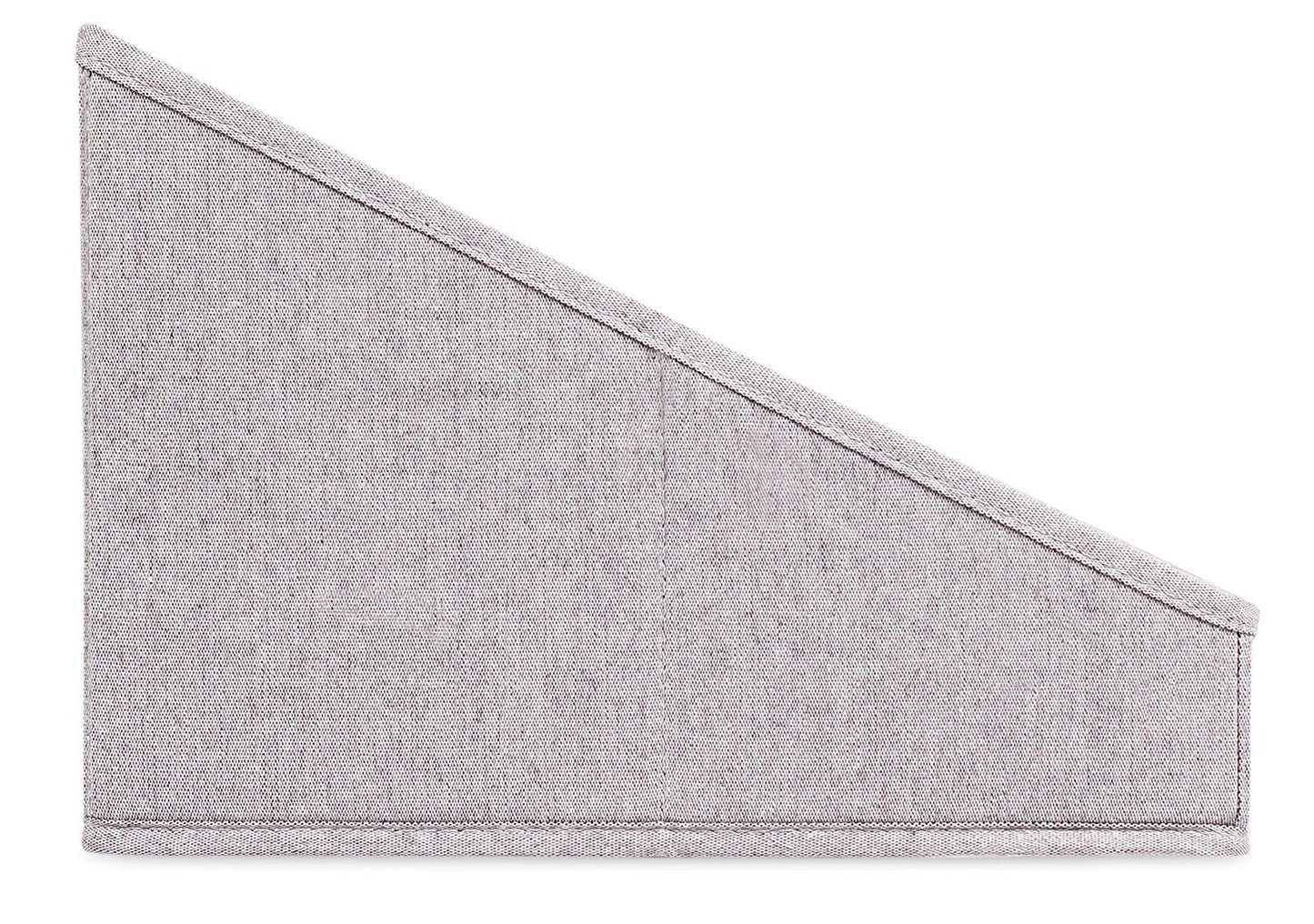 Internet's Best Open Cloth Storage Bin - Closet Shelf Storage Box - Organize Sheets Blankets Towels Sweaters Scarfs - Grey (4 Pack)