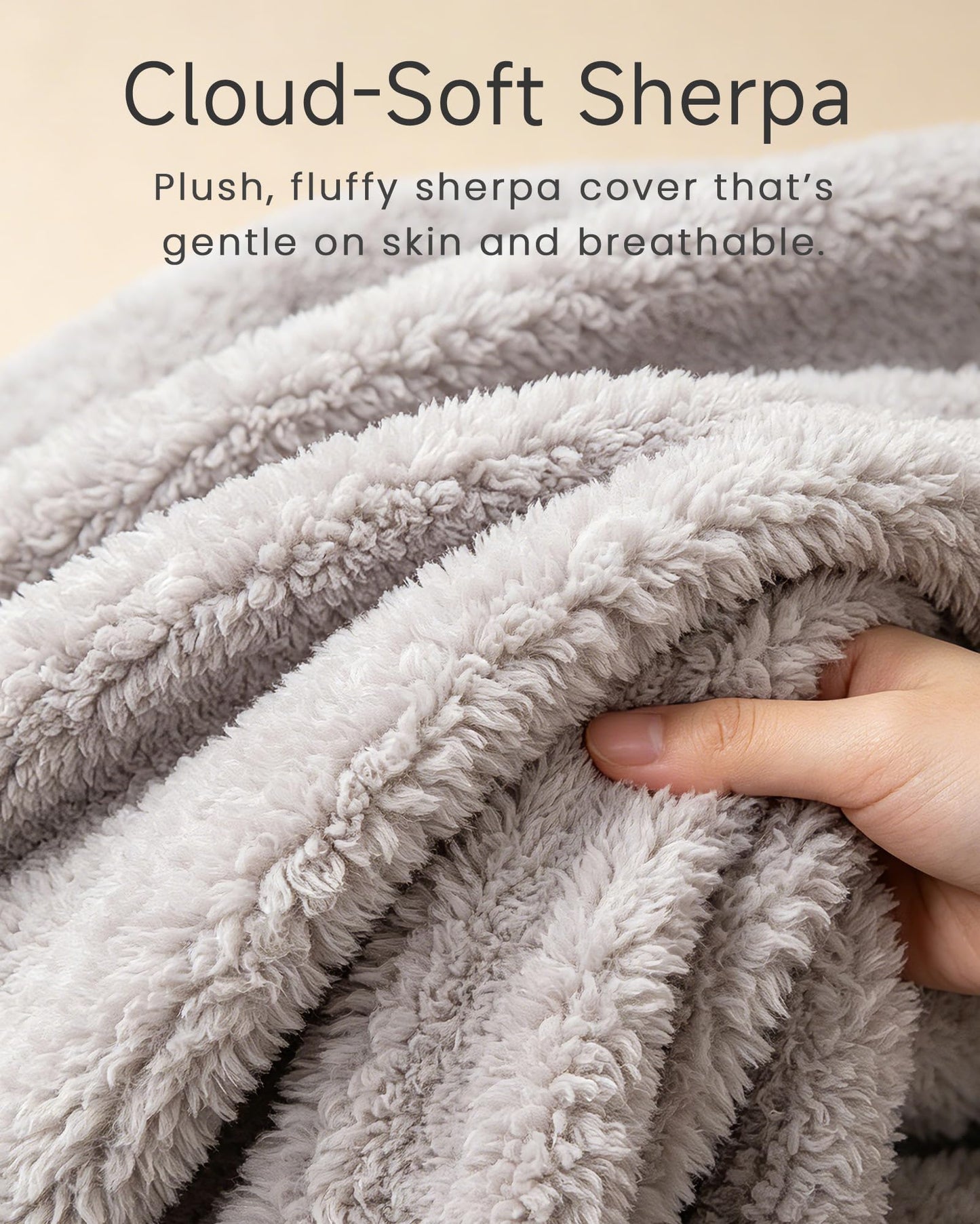 Pterying Kids Chair with Washable Soft Sherpa Cover