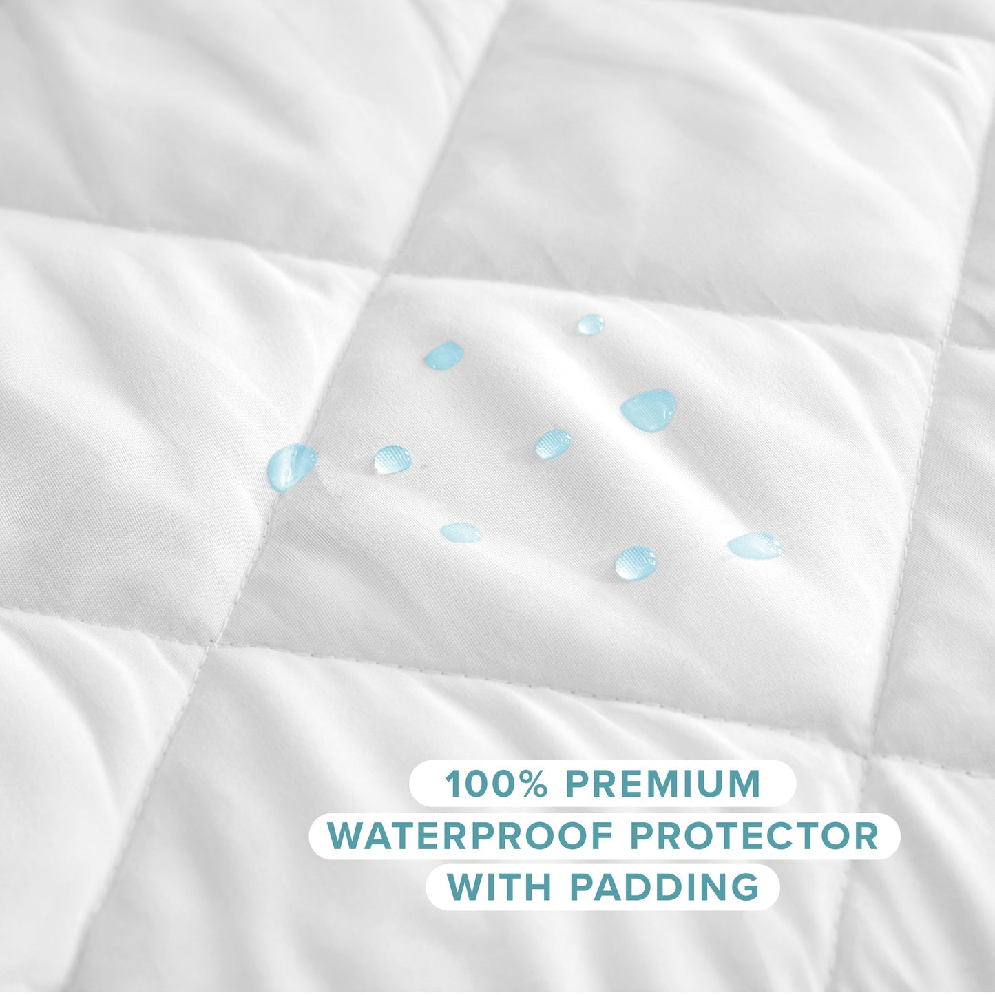 Bare Home Waterproof Quilted Mattress Protector (King) - Cooling Mattress Pad - Protects Against Spills - Easily Washable - Elastic Fitted Mattress Cover - Stretch-to-Fit up to 15 Inches Deep (King)