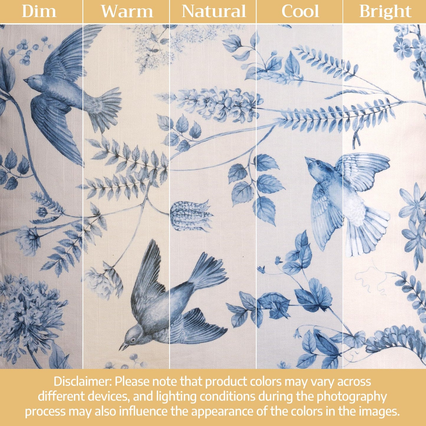 Maison d' Hermine Curtains for Living Room 100% Cotton 96 inch Length One Panel Light Filtering Curtains for Windows with Rod and Loop Pockets Spring Summer (Neo Ipomee - Beige, 50" W x 96" L)