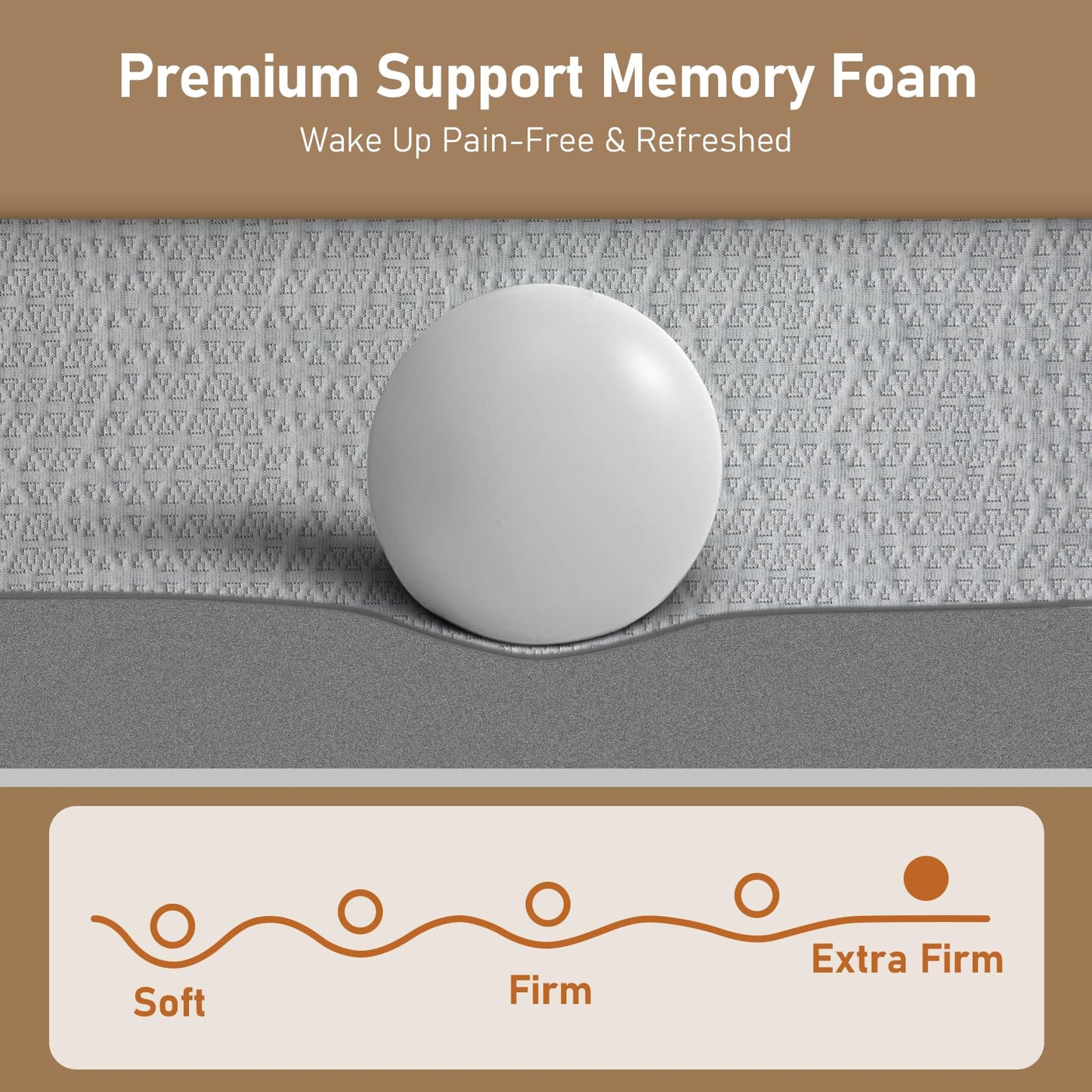 Extra Firm Mattress Topper Twin-XL: 3 Inch Super Extra Support Bed Topper, High Density Memory Foam for Back Pain Relief, Breathable Washable Cover, Non-Slip, CertiPUR-US & Oeko-Tex Certified 80x38