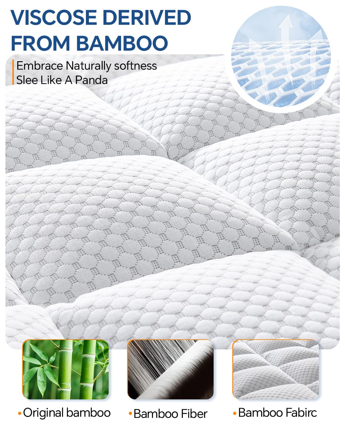 BEDELITE Dual Layer 4 Inch Twin Size Memory Foam Mattress Topper, 2 Inch Soft Pillow Top Mattress Pad Cover and 2 Inch Gel Memory Foam for Pressure Relief, 2-in-1 Design for Comfort & Support