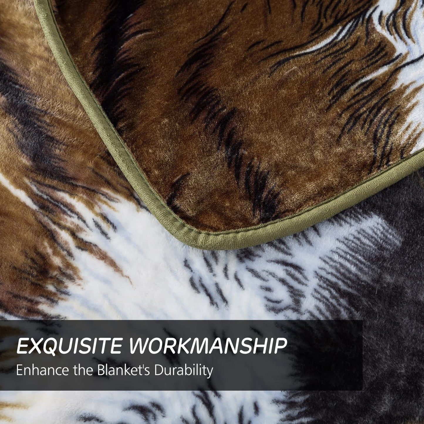 JYK Plush Fleece Blanket Queen Size 91" x 75", 3.7LBs 1 Ply Soft Korean Mink Warm Lightweight Bed Blanket for Autumn Winter