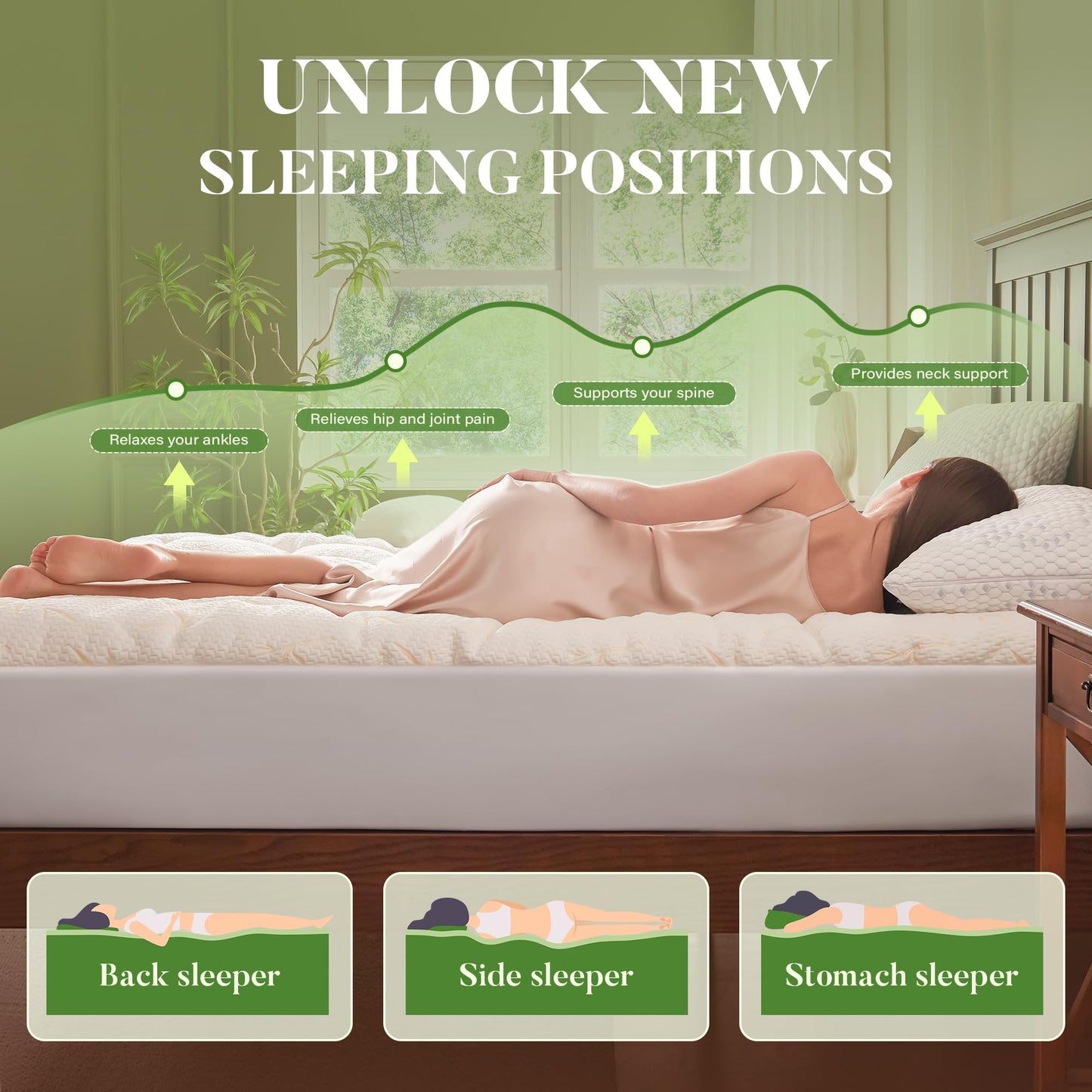 PRIMESOFT 100% Waterproof Queen Size Mattress Topper, Thick Pillow Top Mattress Pad，Up to 21 Inch Deep Pocket,Soft Breathable Mattress Pad for Back Pain, Protector Cover(Beige)