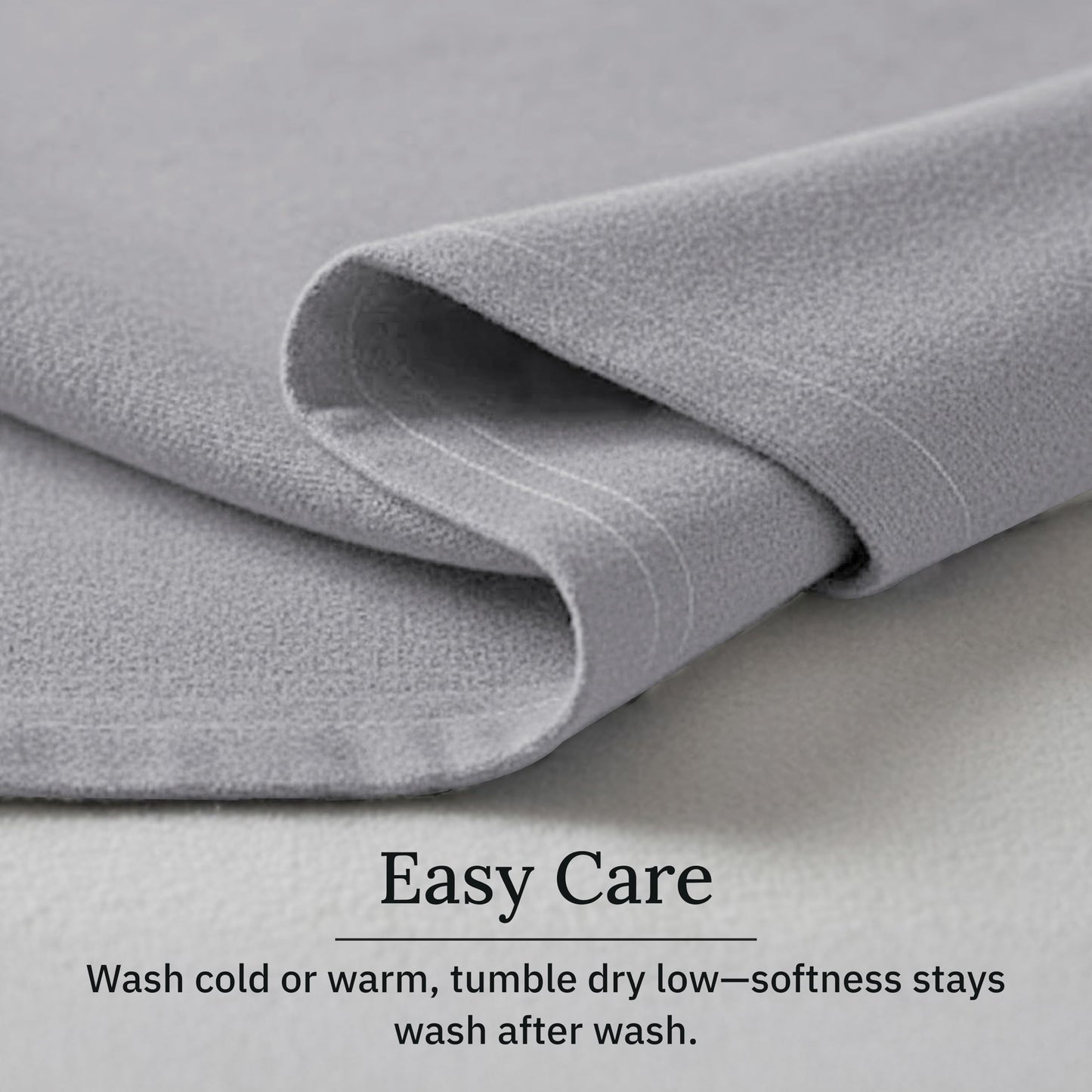 California Design Den Flannel Extra Deep Pocket Flannel Sheets King Size Set - Made in Portugal 100% Cotton, Triple-Brushed, Thick, Velvet Soft 4-Piece King Bed Sheet Set - Silver Grey