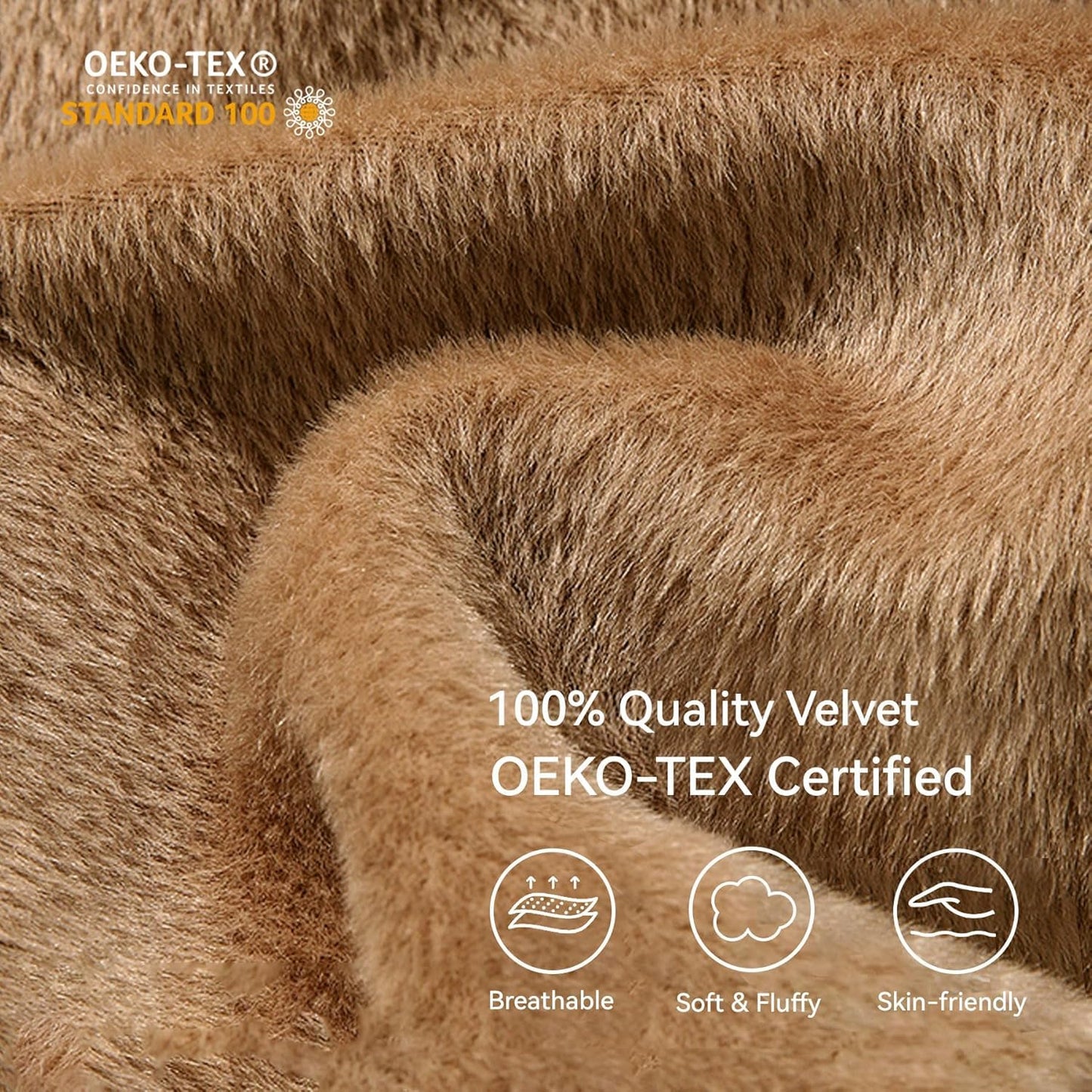 Grassix Velvet Quilt Set Queen Size, 3 Pieces Patchwork Bedspread Coverlet with 2 Pillow Shams for All Seasons, Lightweight Comforter Bedding Set, Green Caramel, 90"x96"