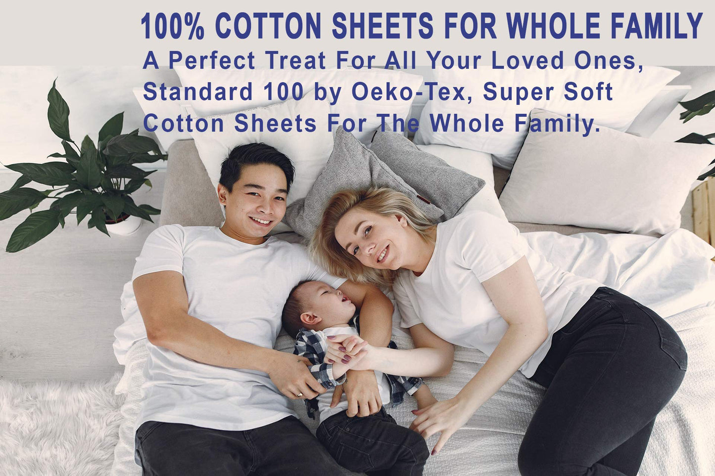 RUVANTI 100% Cotton Percale Sheets Full Size – Crisp Cooling Bed Sheets for Hot Sleepers, Deep Pocket 16”, Soft Breathable & Durable Hotel-Style 4 Piece Set, Maple