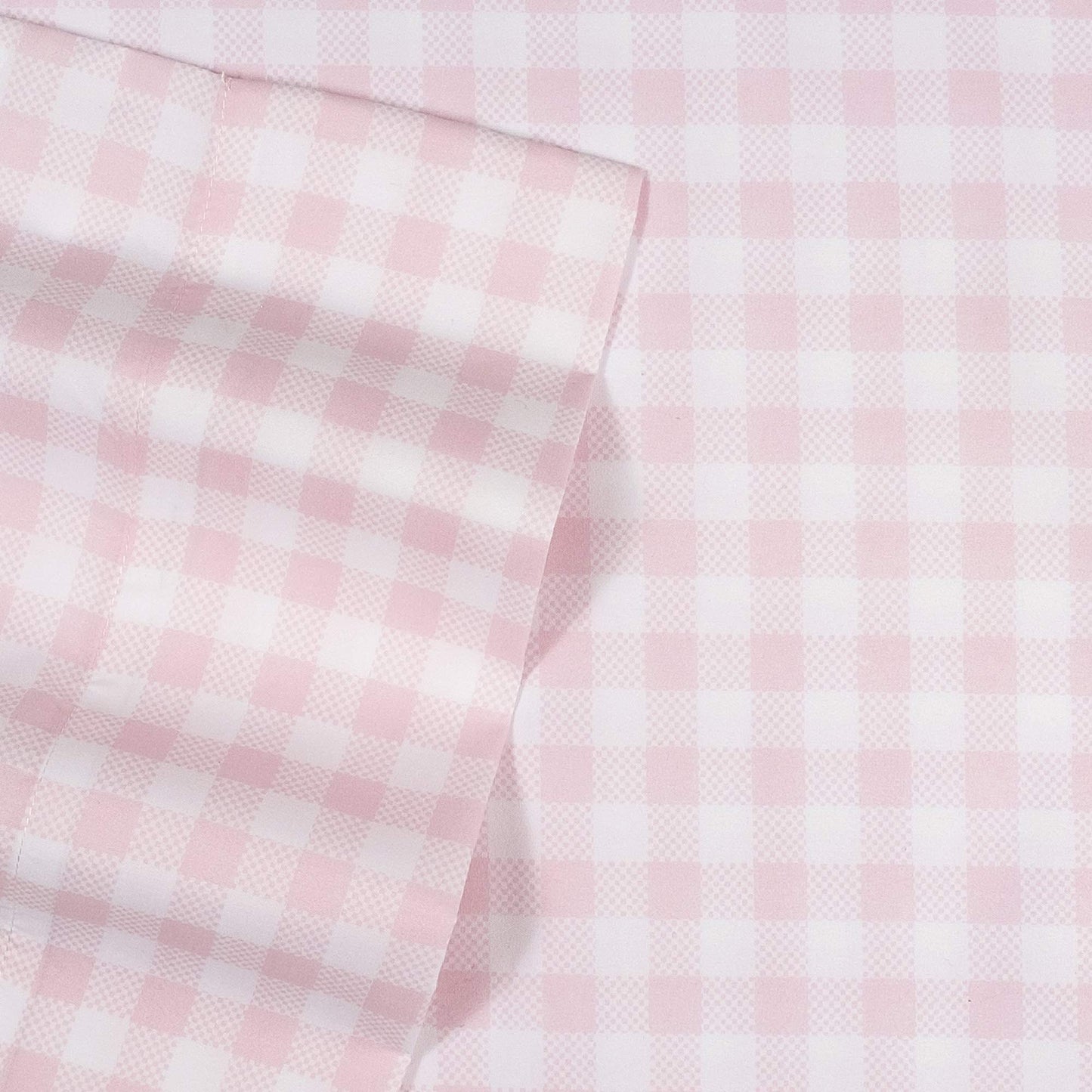 1500 Supreme Kids Bed Sheet Collection - Fun Colorful and Comfortable Boys and Girls Toddler Sheet Sets - Deep Pocket Wrinkle Free Soft and Cozy Bedding - Twin XL, Pink Gingham