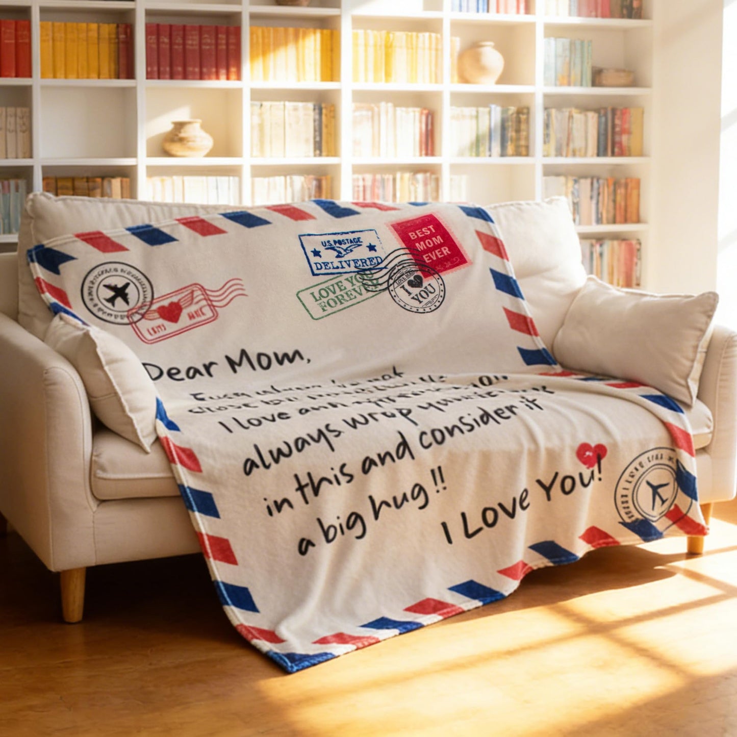Gifts for Mom from Daughter Son, Mom Blanket Gifts for Mother's Day, Unique Presents for Mother's Birthday, Christmas, Super Soft Flannel Throw Blanket for Couch, Bed (50x60)