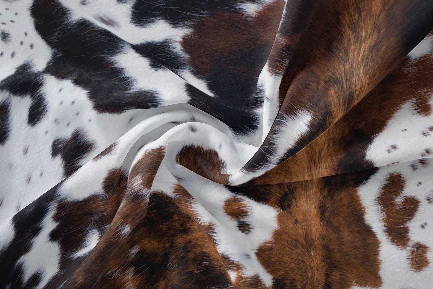 Tailor Shop Cow Print Bedding Set - Twin Size Cartoon Milk Cow Comforter Set for Kids Teens Boys Girls, Includes 1 Comforter and 1 Pillowcase