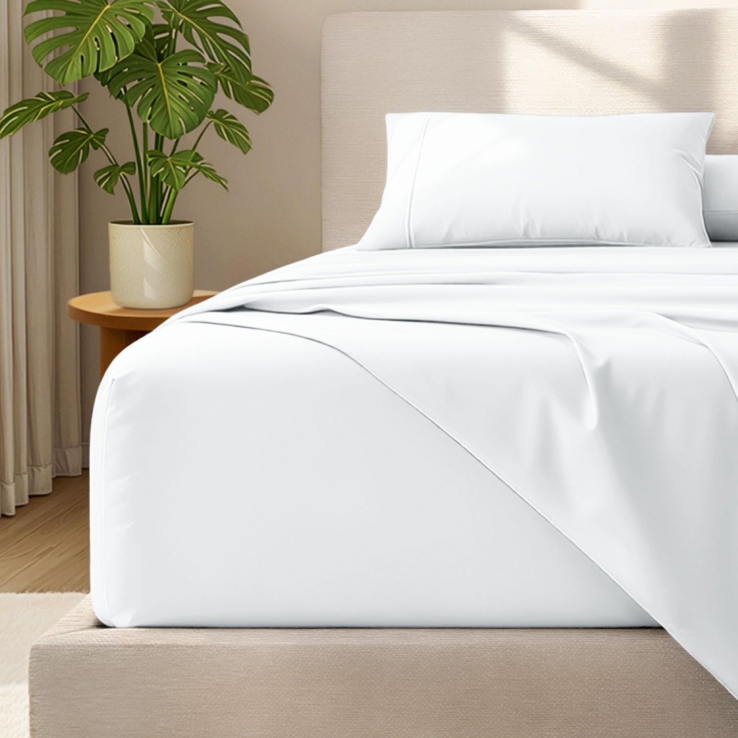 Bare Home Twin XL Sheet Set - 22" Deep Pockets - College Dorm Size - Luxury 1800 Ultra-Soft Microfiber Twin Extra Long Bed Sheets - Easy Fit - Extra Soft - 3 Piece Set - Bed Sheets (Twin XL, White)
