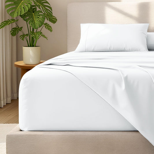 Bare Home Twin XL Sheet Set - 22" Deep Pockets - College Dorm Size - Luxury 1800 Ultra-Soft Microfiber Twin Extra Long Bed Sheets - Easy Fit - Extra Soft - 3 Piece Set - Bed Sheets (Twin XL, White)