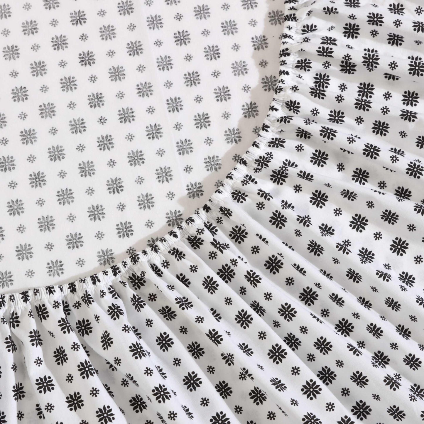 Eddie Bauer - Twin Sheet Set, Premium Cotton Percale Bedding Set, Super Soft Home Decor, Oeko-Tex Certified (Fairisle Sprinkle Black, Twin)