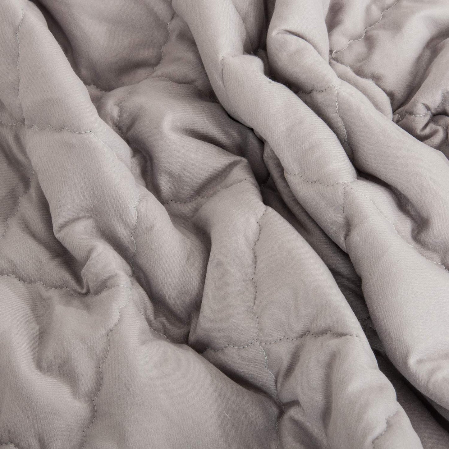 NTBAY Down Alternative Toddler Comforter, Lightweight and Warm Solid Color Baby Crib Quilted Blanket, 39x47 inches, Smoke Grey